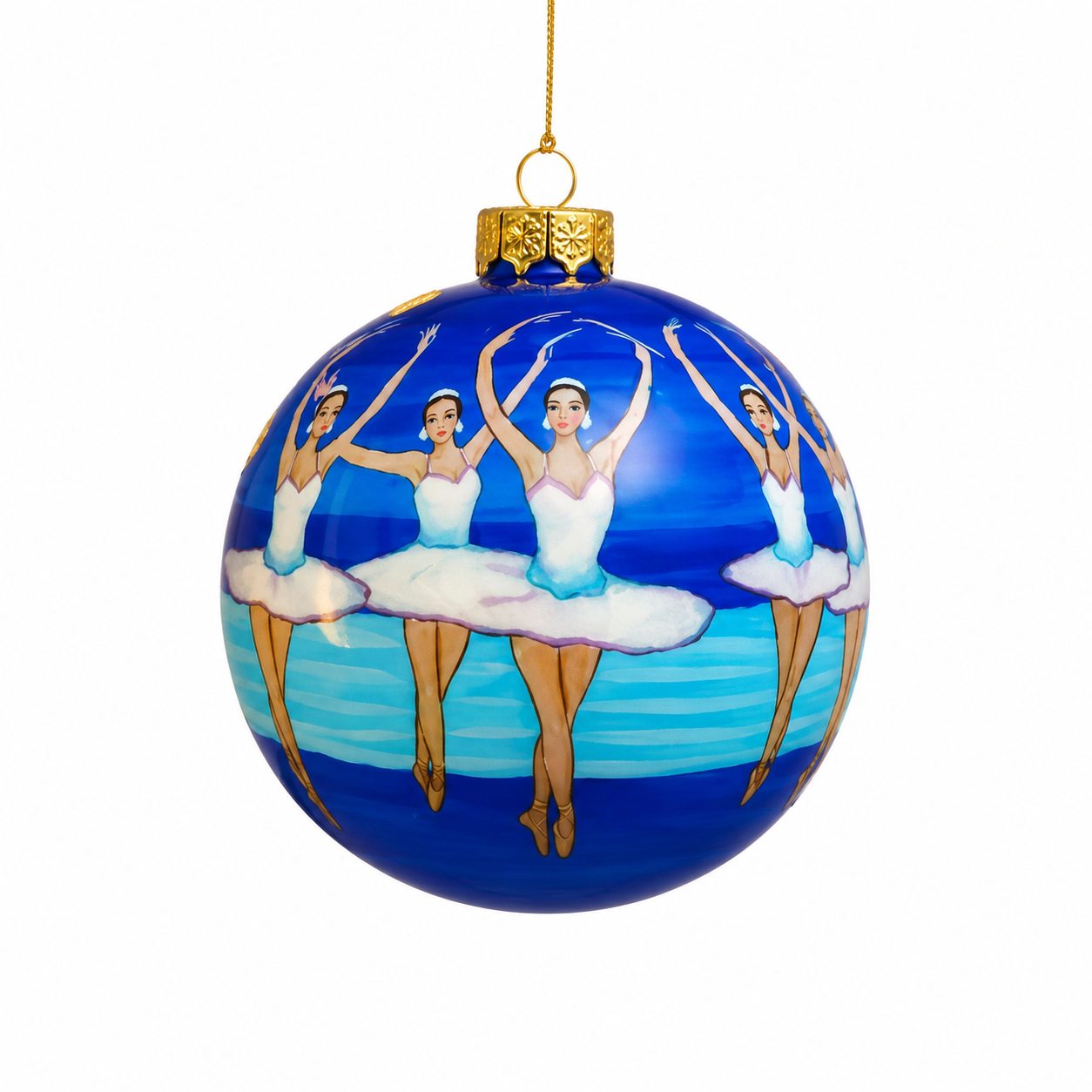 Nutcracker! Magical Christmas Ballet – Hand-Painted Ornament -Waltz of the Snowflake