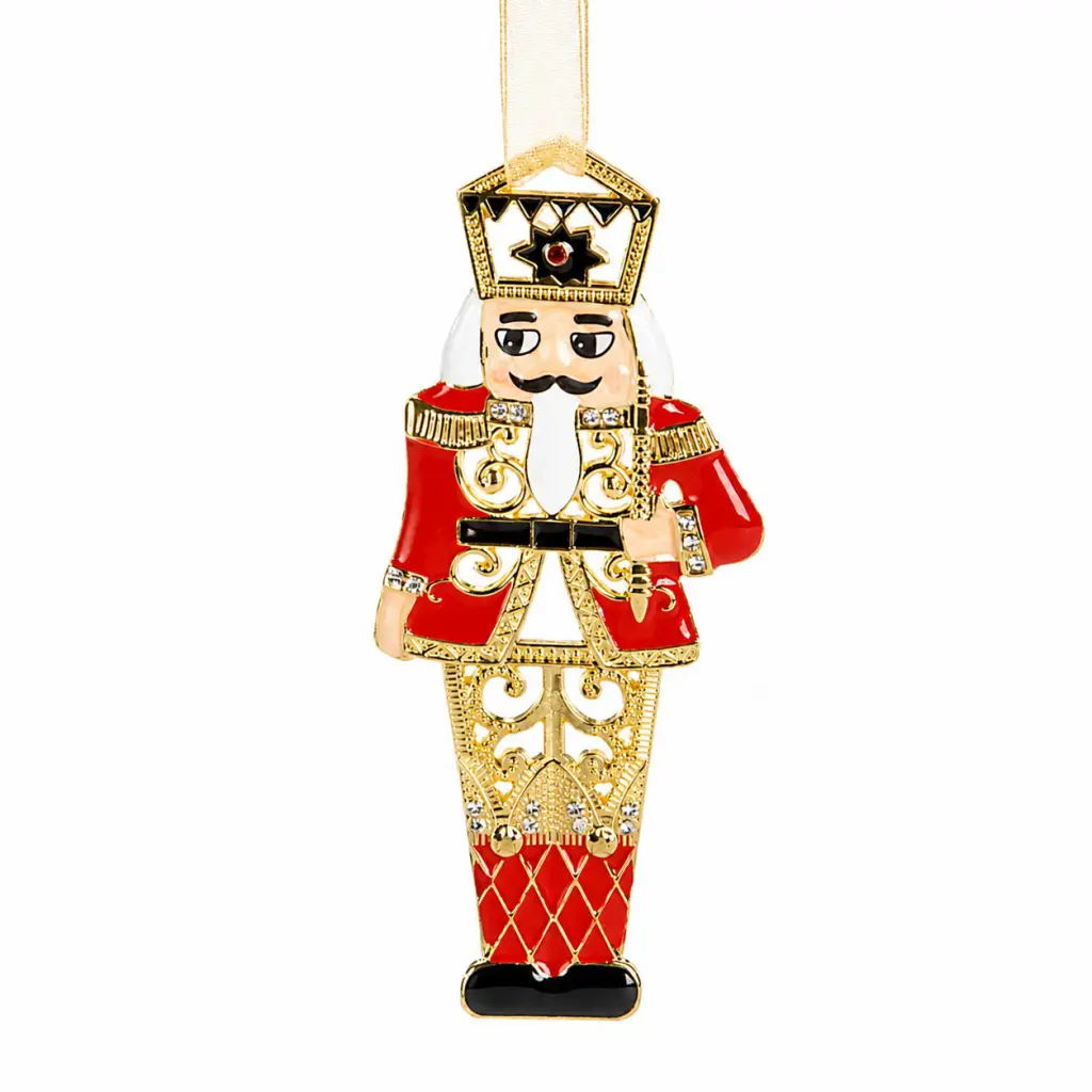 Nutcracker! Magical Christmas Ballet – Ornament - Pewter Nutcracker Soldier