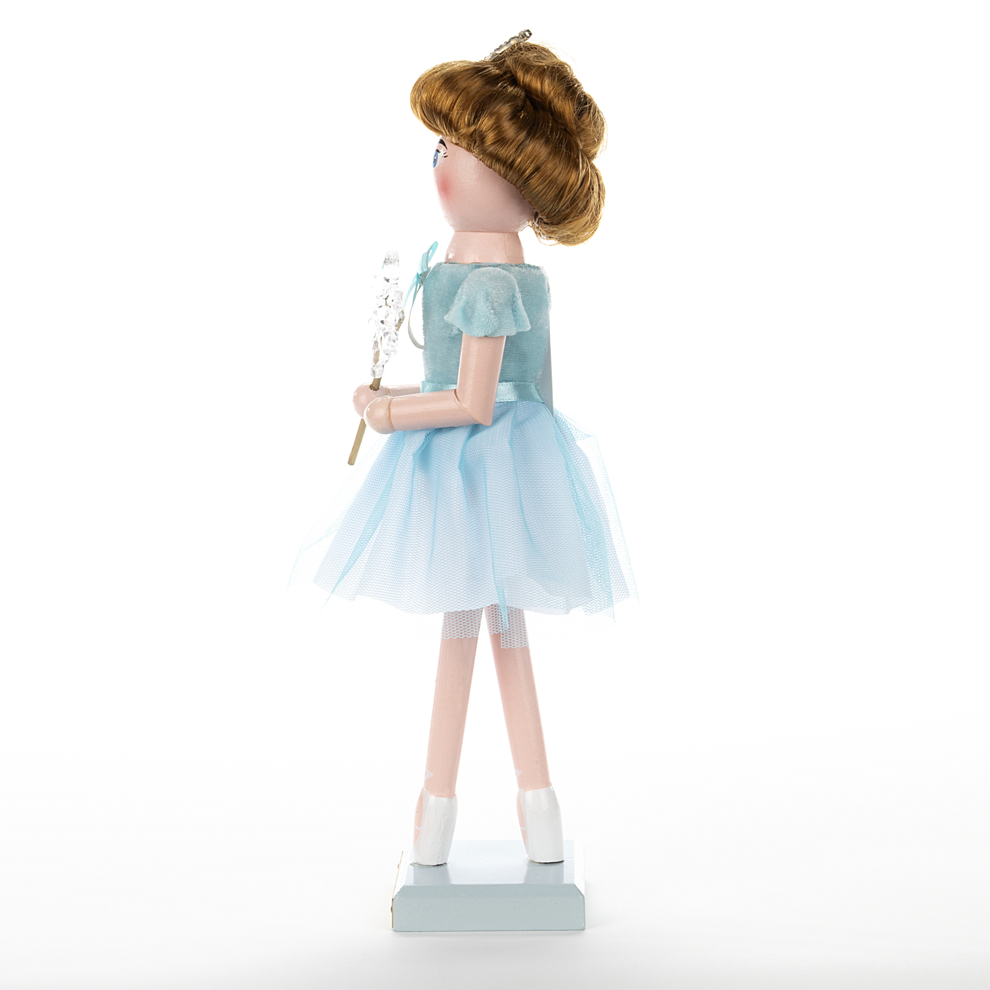 Nutcracker! Magical Christmas Ballet Snowflake Ballerina 12" Wooden Nutcracker - Image 3