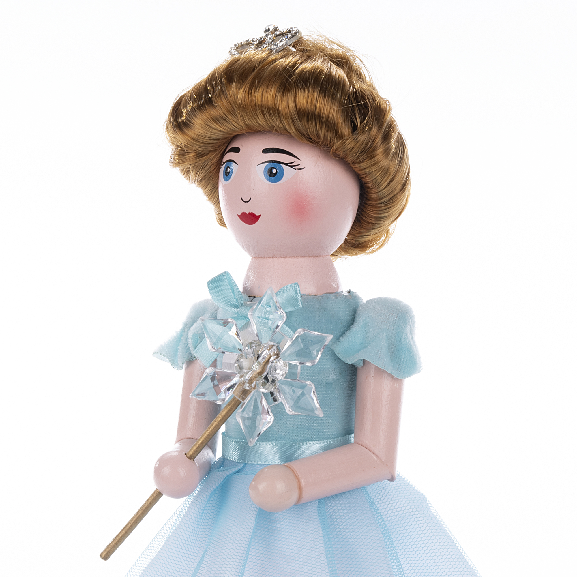 Nutcracker! Magical Christmas Ballet Snowflake Ballerina 12" Wooden Nutcracker - Image 5