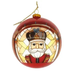 Nutcracker Magical Christmas Ballet -Stained-Glass Globe Ornament - Nutcracker