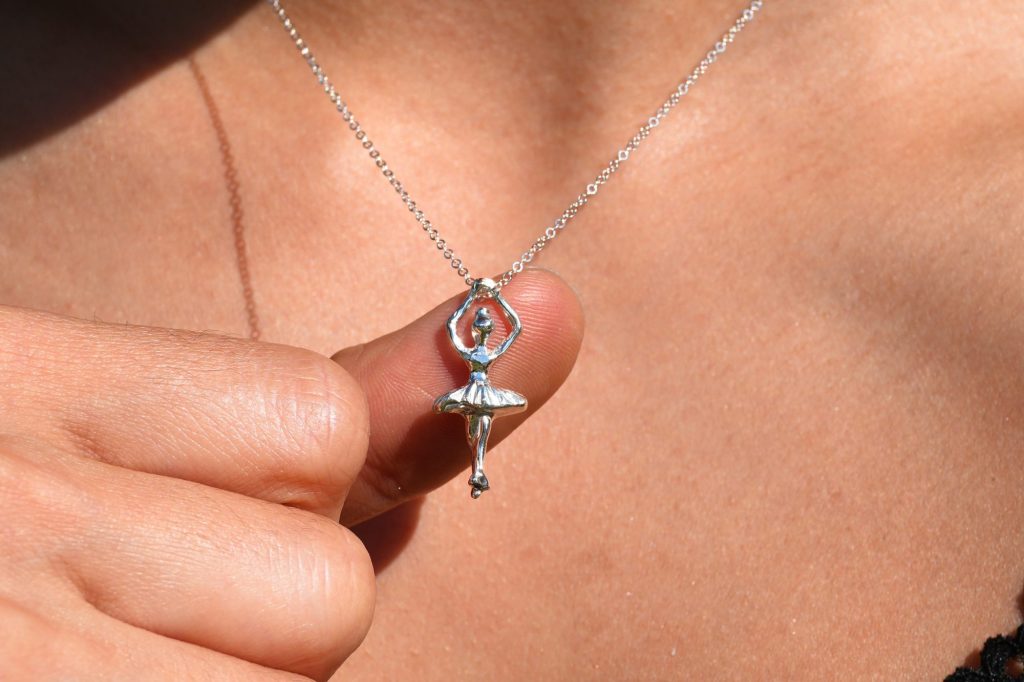 Nutcracker! Magical Christmas Ballet - Ballerina Figure Necklace (15 & 18 Inches)