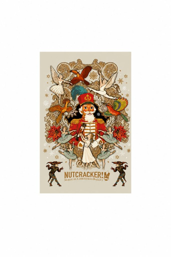 Nutcracker! Magical Christmas Ballet- Official 2025 Tour Poster