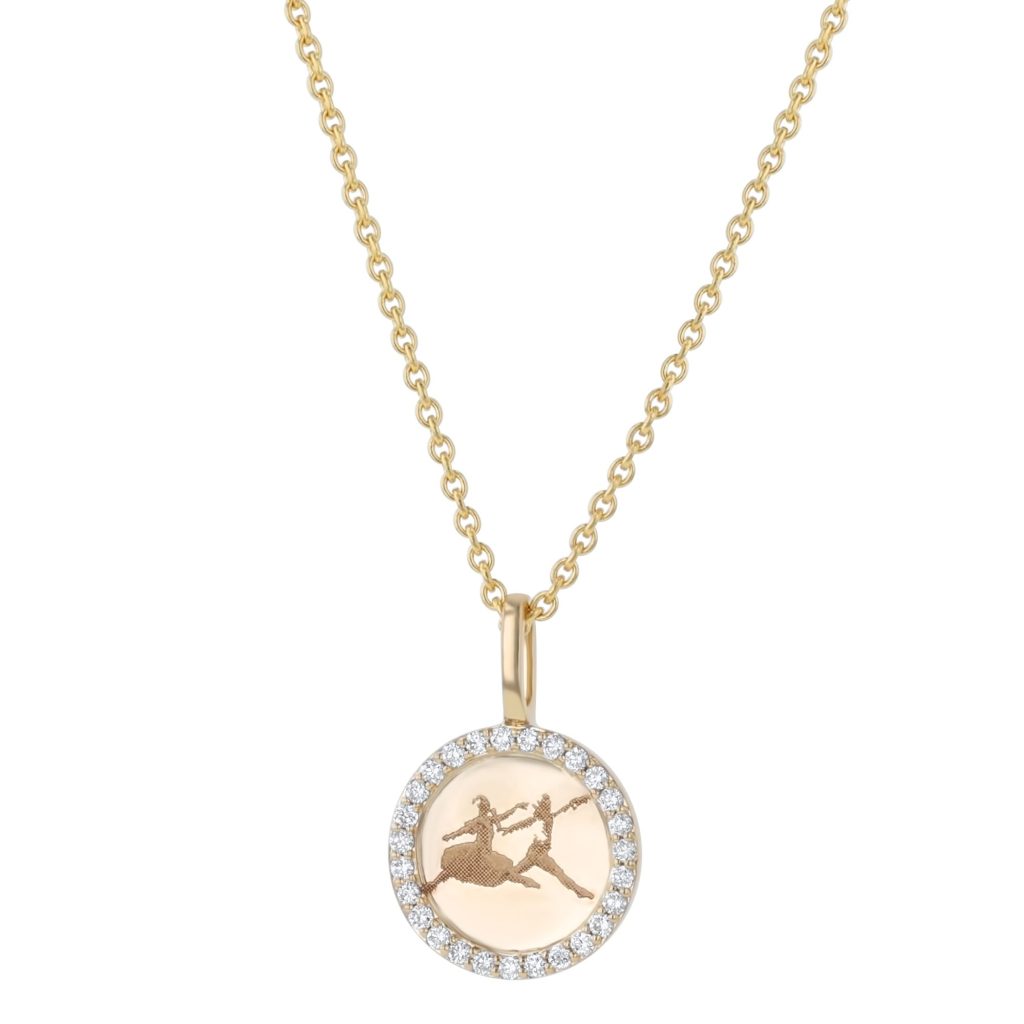 Nutcracker! Magical Christmas Ballet - Ballet Diamond Pendant