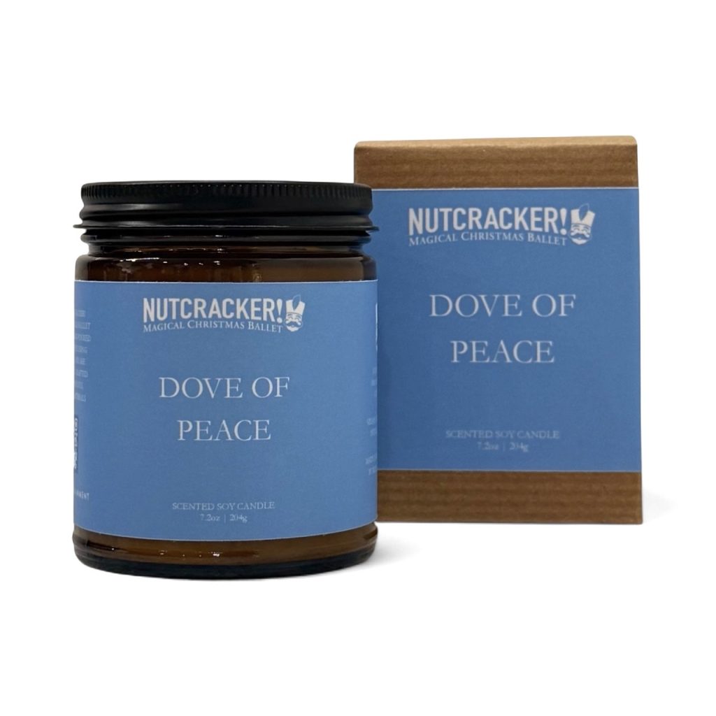 Nutcracker! Magical Christmas Ballet - Dove of Peace - Scented Soy Candle