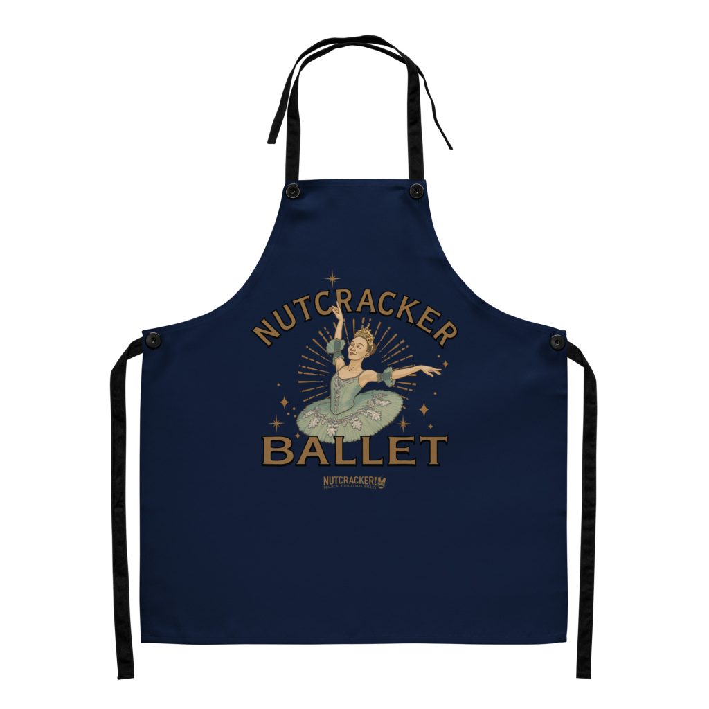 Nutcracker! Magical Christmas Ballet - Art Deco Collection - Apron