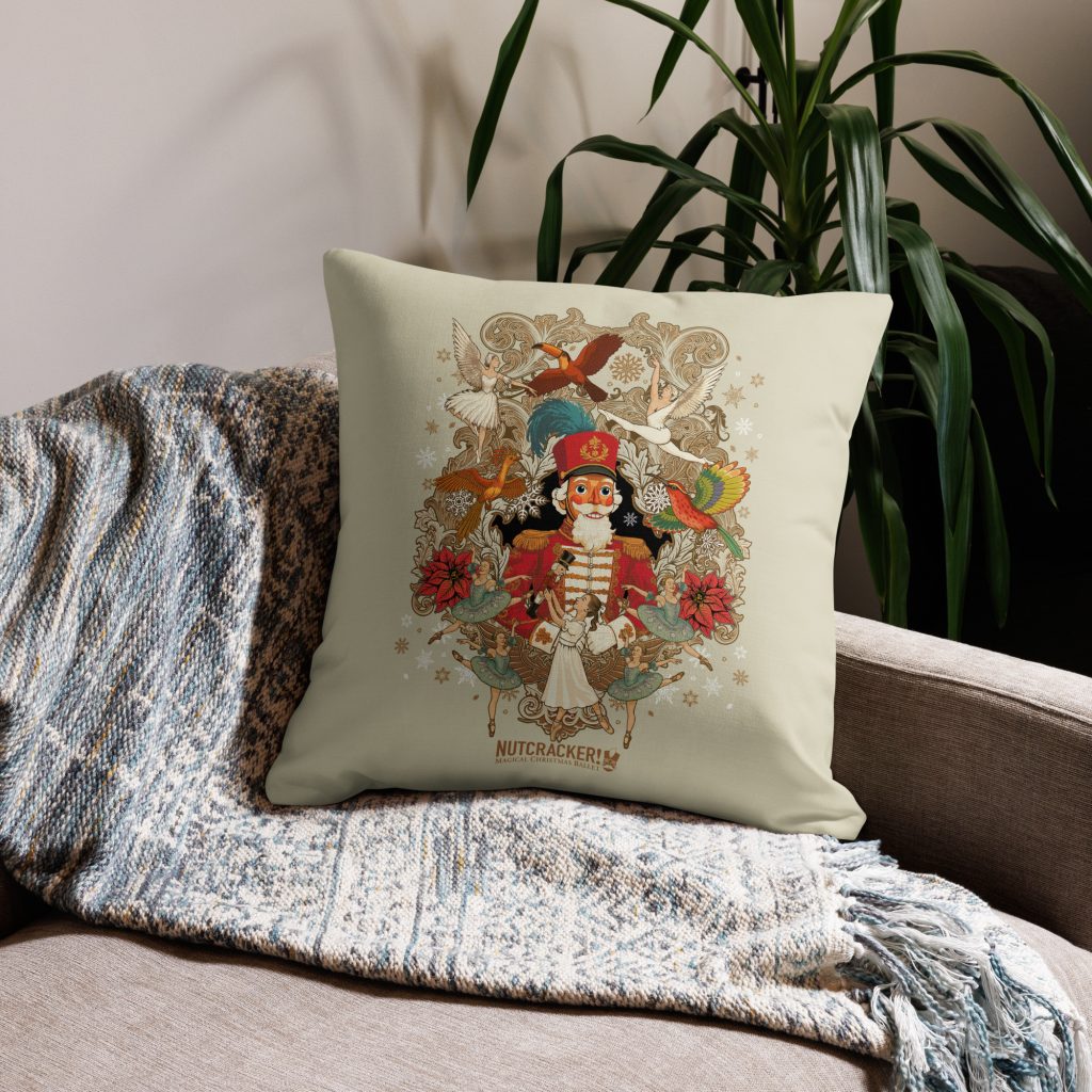 Nutcracker! Magical Christmas Ballet -Nutcracker 2025 Collection - Pillow Case