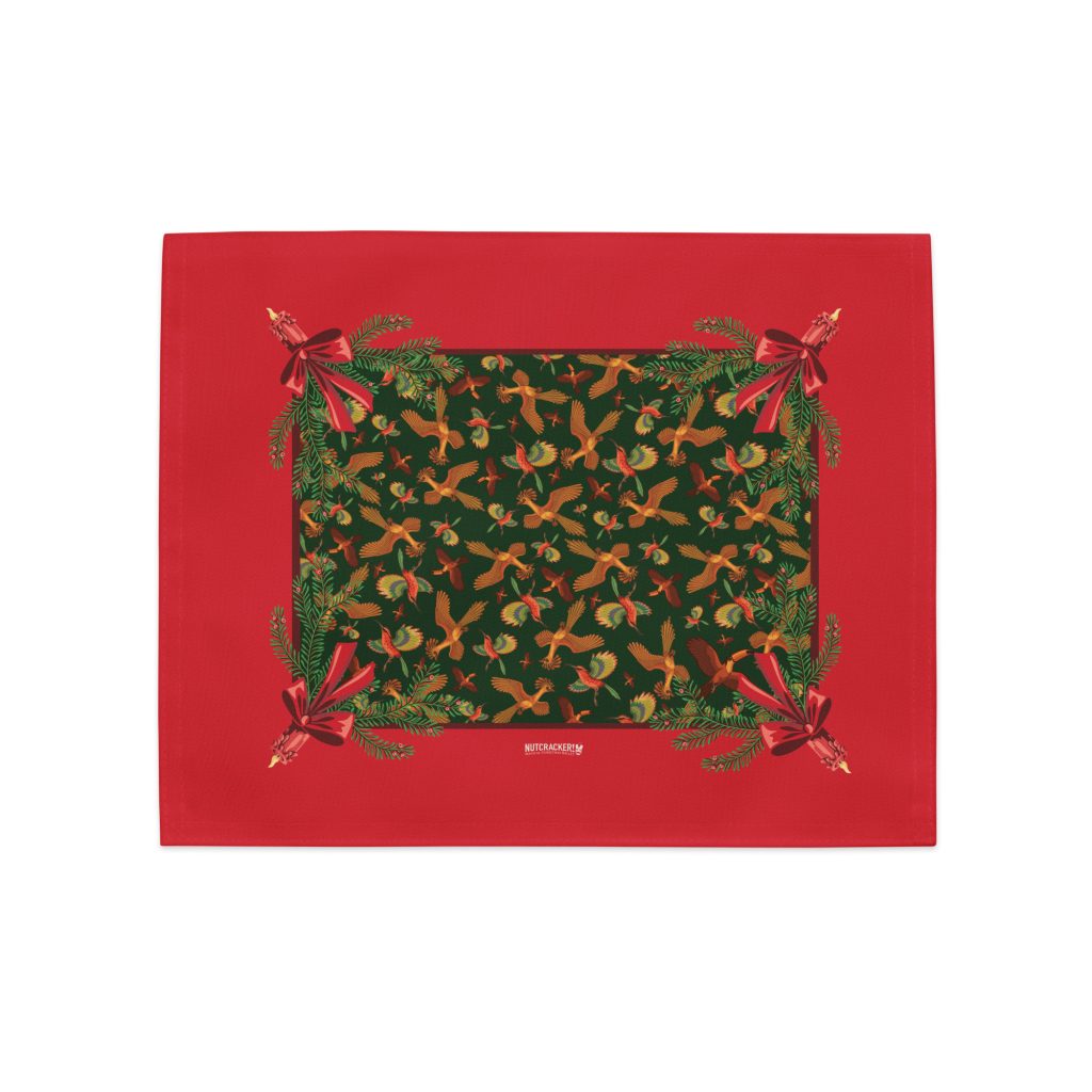 Nutcracker! Magical Christmas Ballet - Bird Collection - Placemat - Set of 4 (18x14)