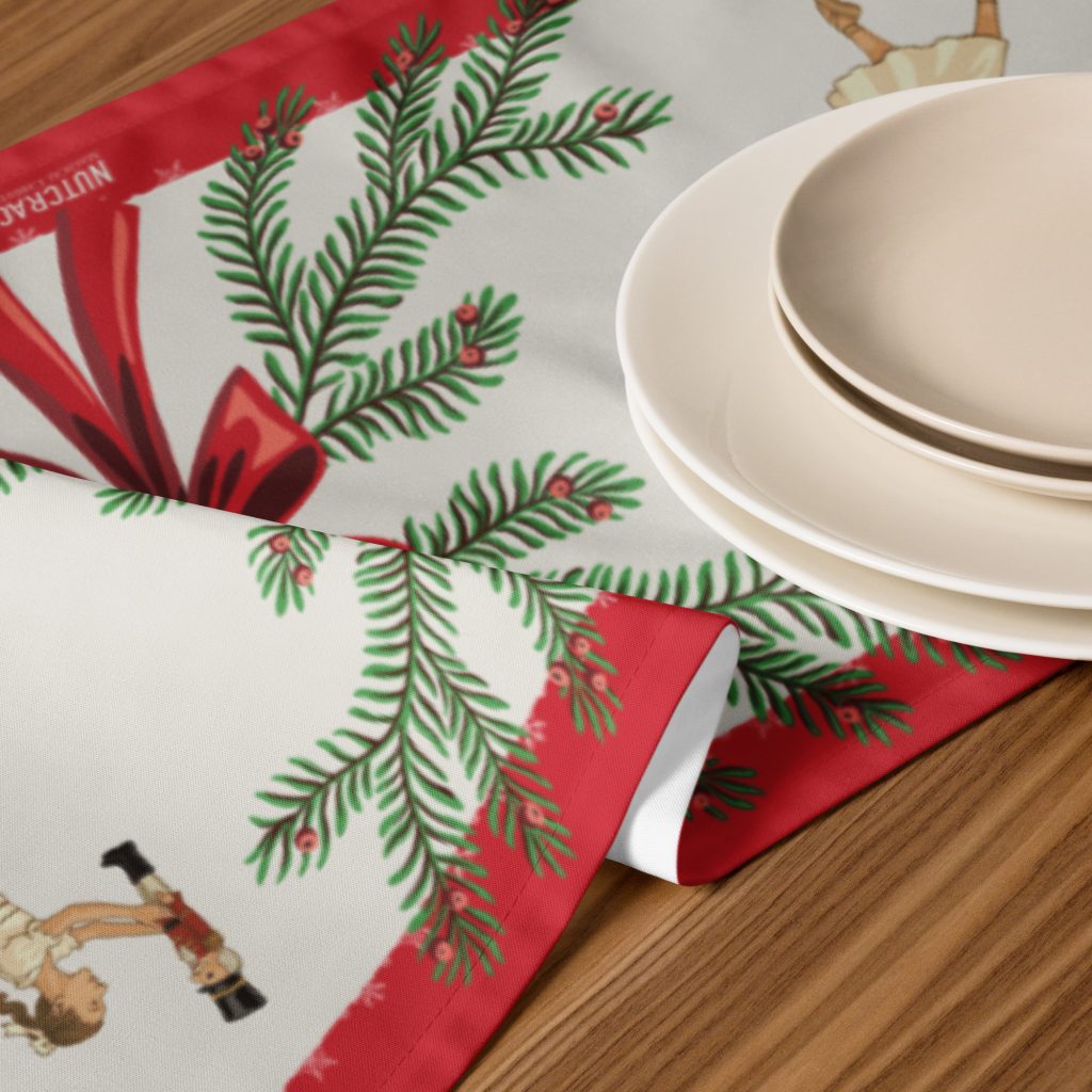 Nutcracker! Magical Christmas Ballet - Festive Collection - Table Runner (90x16)