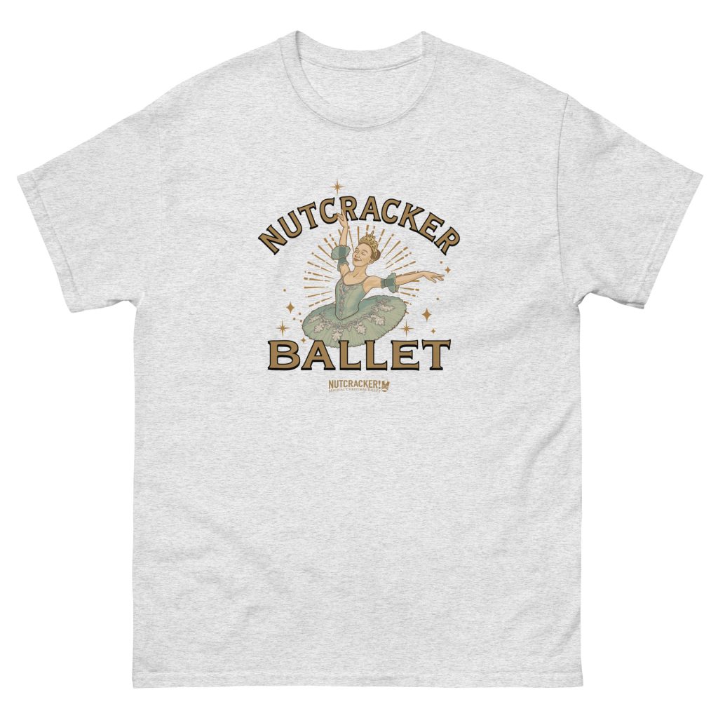 Nutcracker! Magical Christmas Ballet – Art Deco Collection – Adult Unisex T-Shirt