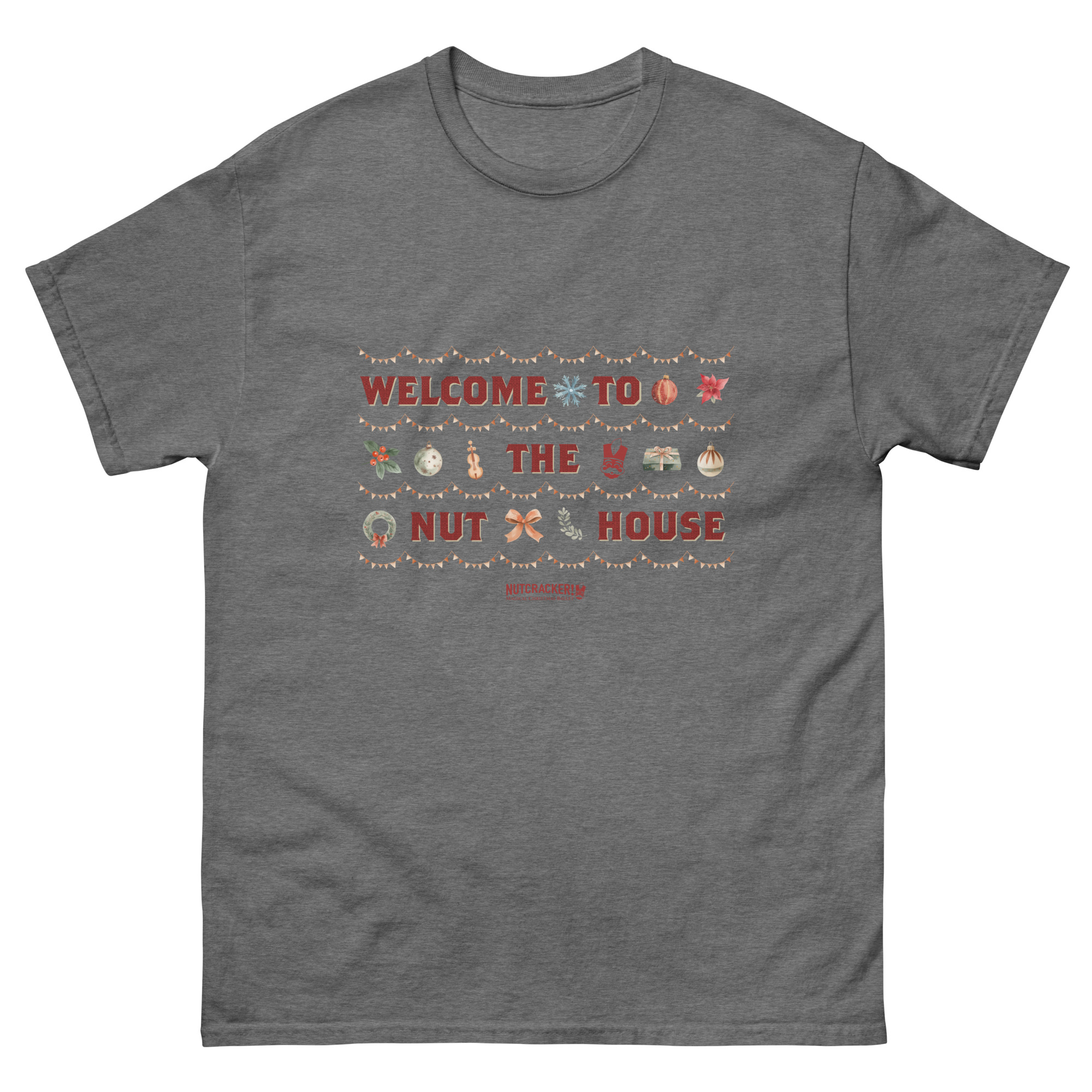 Nutcracker! Magical Christmas Ballet – Art Deco Collection – Adult Unisex T-Shirt copy - Image 34