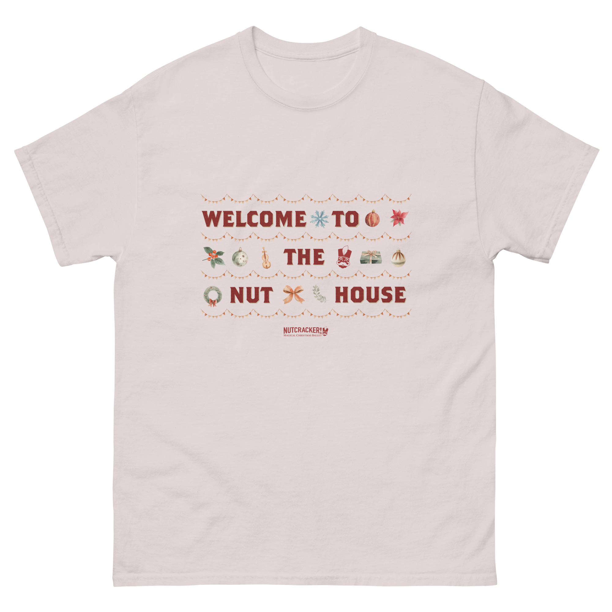 Nutcracker! Magical Christmas Ballet – Art Deco Collection – Adult Unisex T-Shirt copy - Image 35