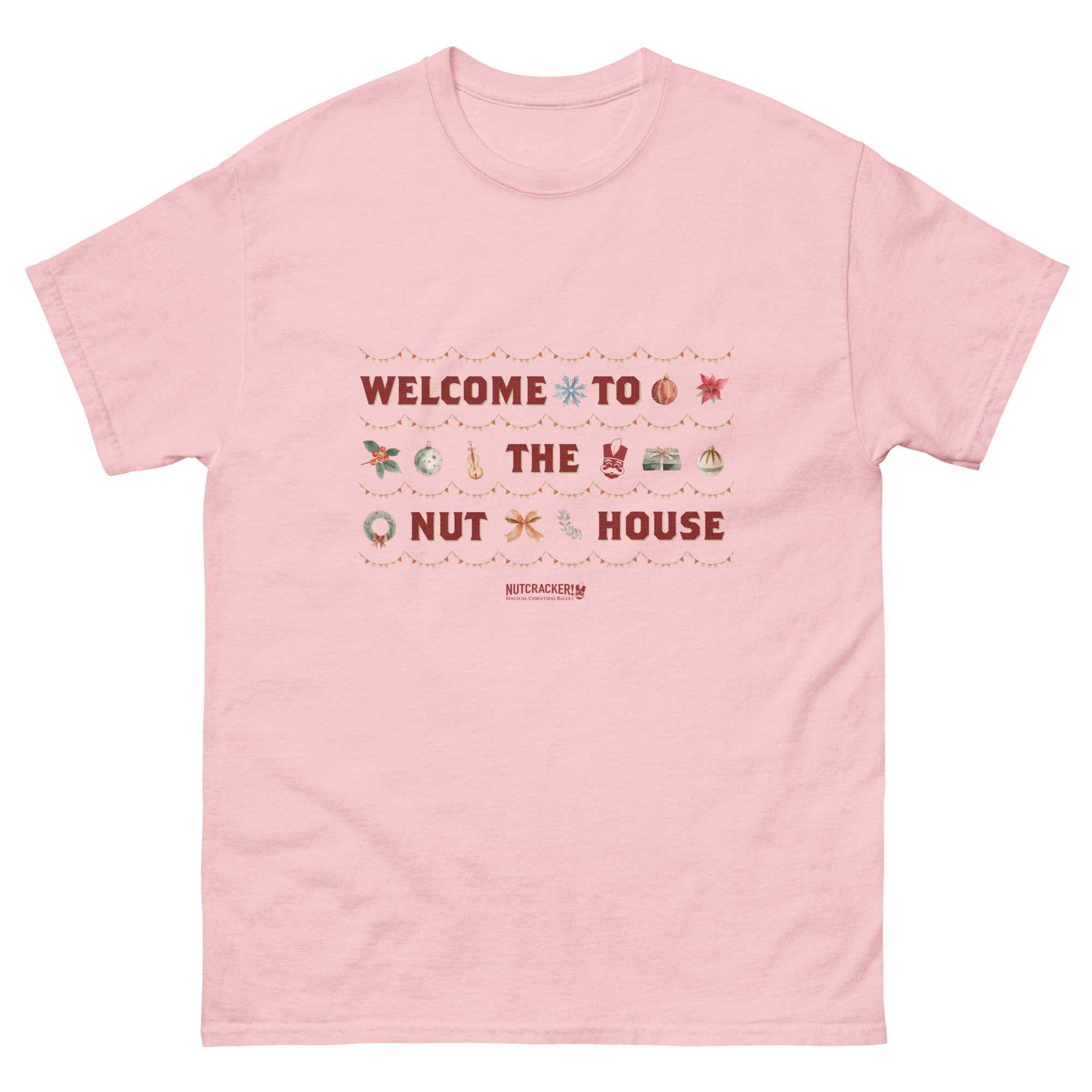 Nutcracker! Magical Christmas Ballet – Art Deco Collection – Adult Unisex T-Shirt copy - Image 14