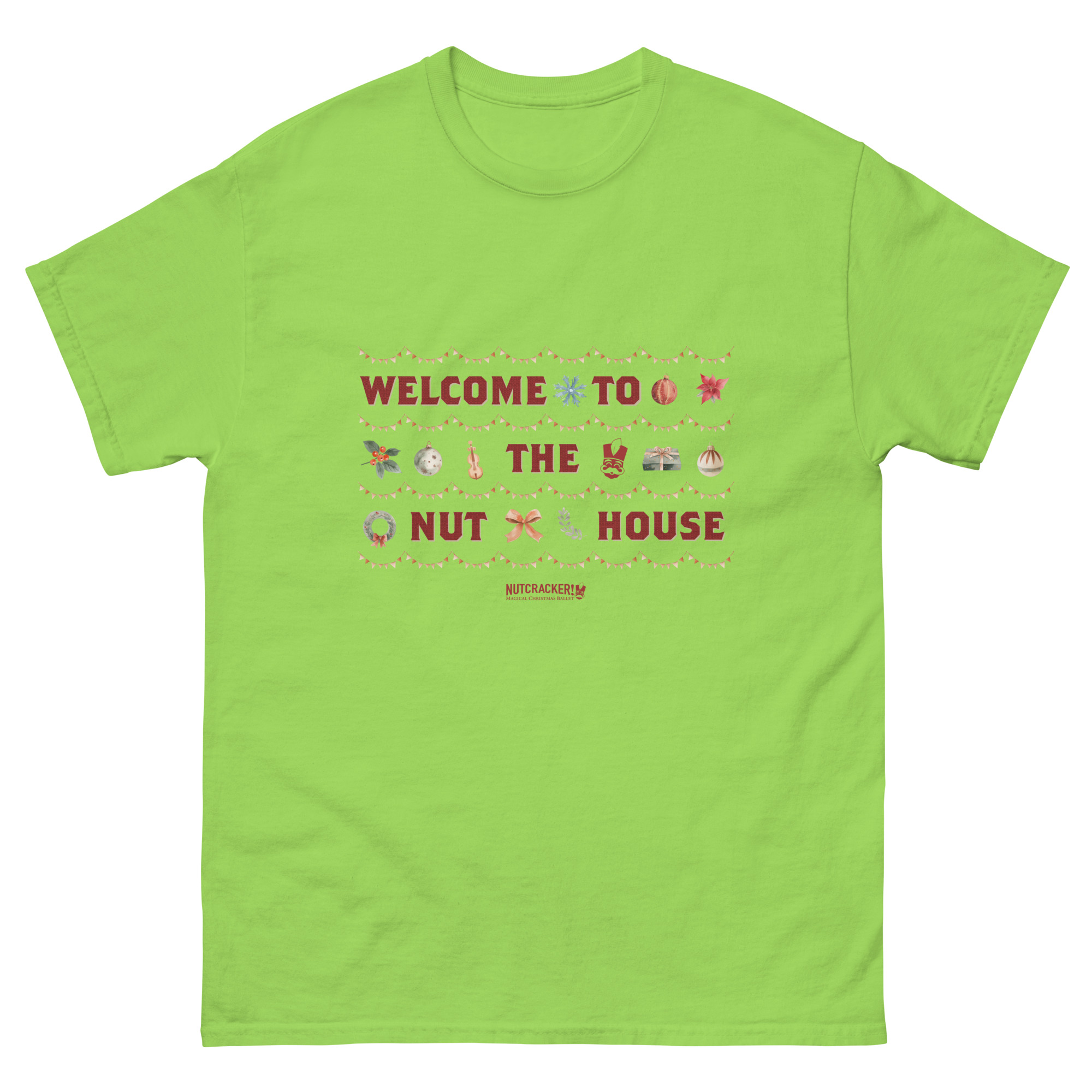 Nutcracker! Magical Christmas Ballet – Art Deco Collection – Adult Unisex T-Shirt copy - Image 15