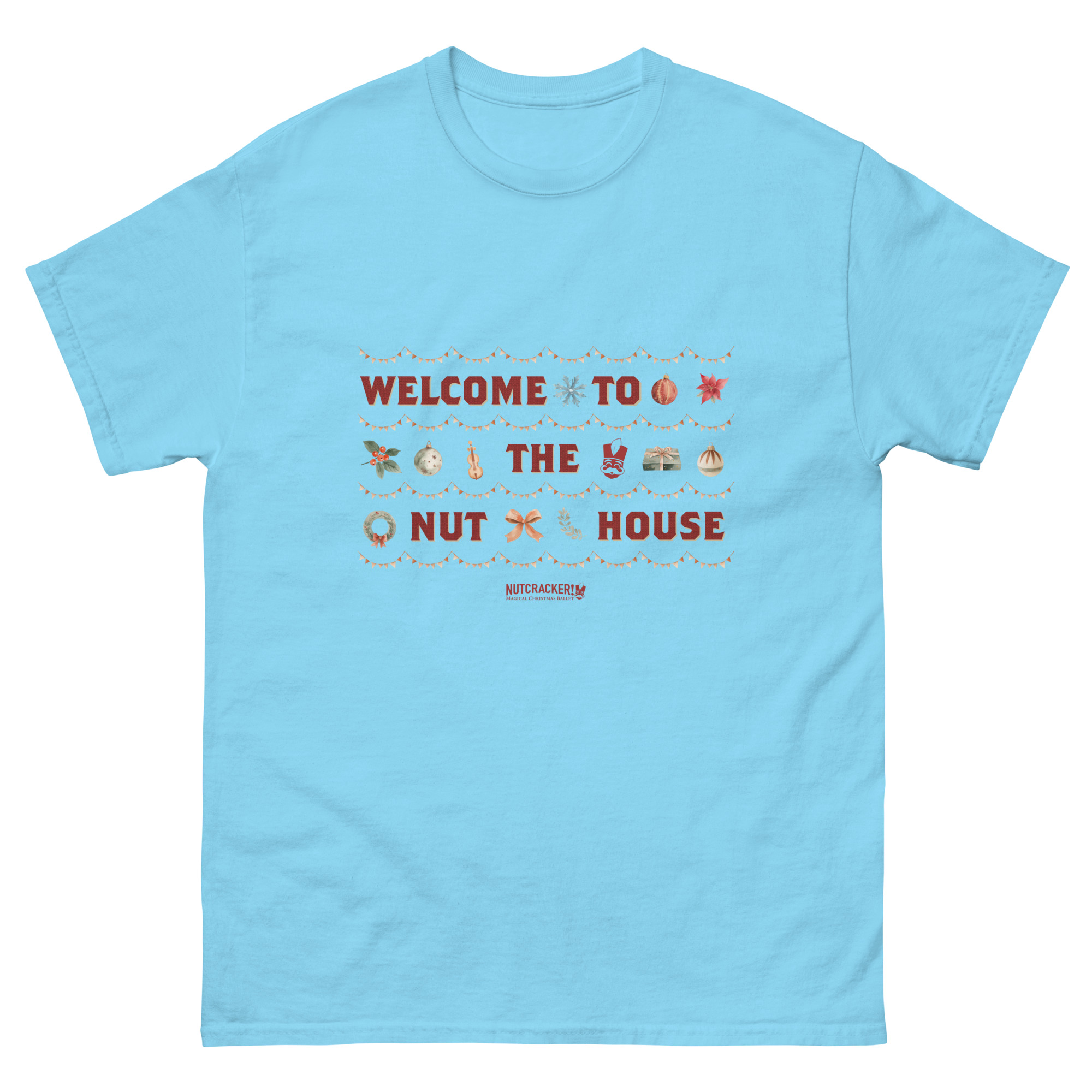 Nutcracker! Magical Christmas Ballet – Art Deco Collection – Adult Unisex T-Shirt copy - Image 25