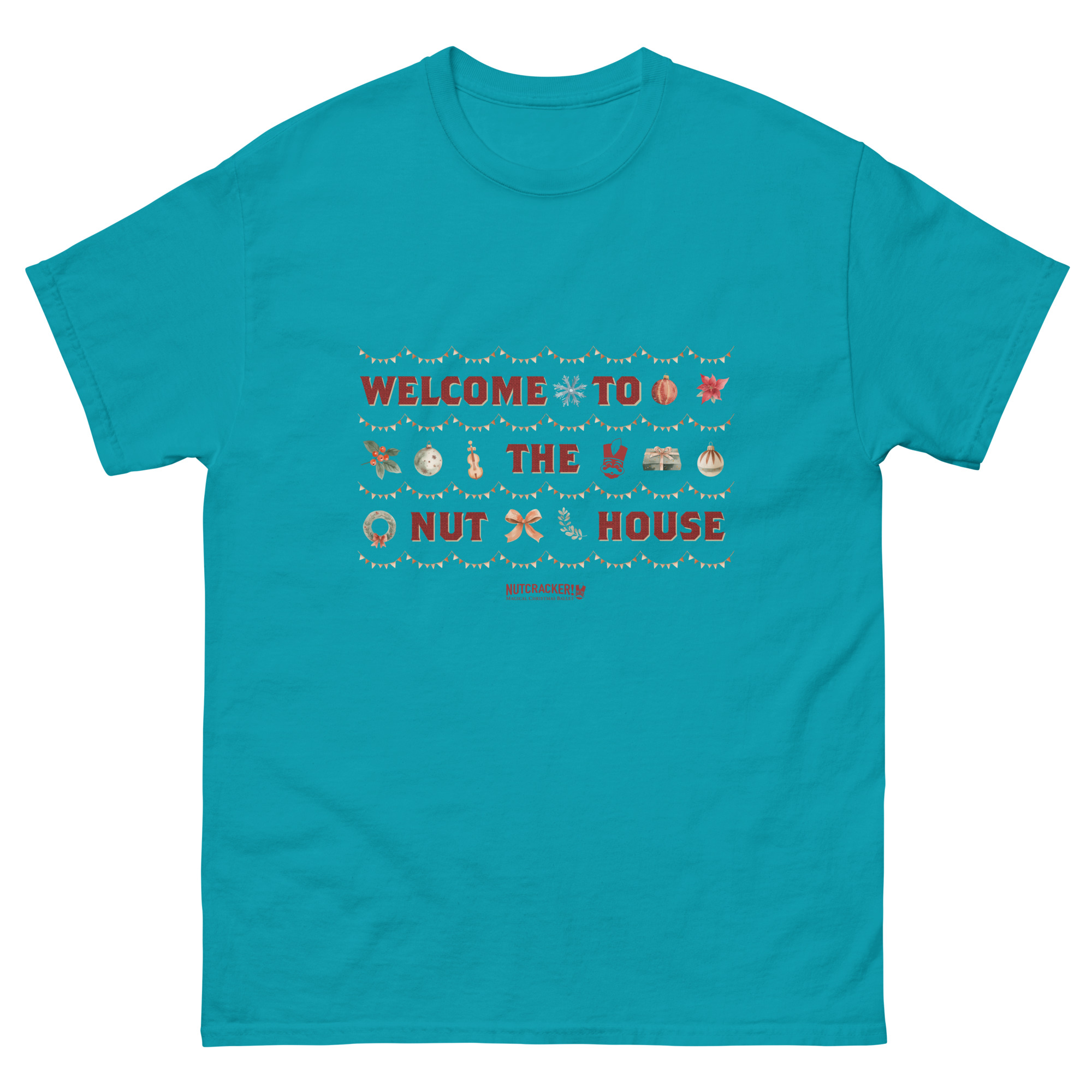 Nutcracker! Magical Christmas Ballet – Art Deco Collection – Adult Unisex T-Shirt copy - Image 36