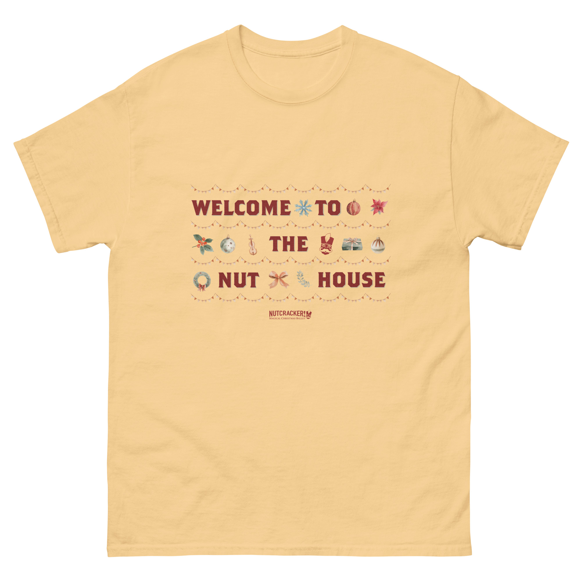 Nutcracker! Magical Christmas Ballet – Art Deco Collection – Adult Unisex T-Shirt copy - Image 33