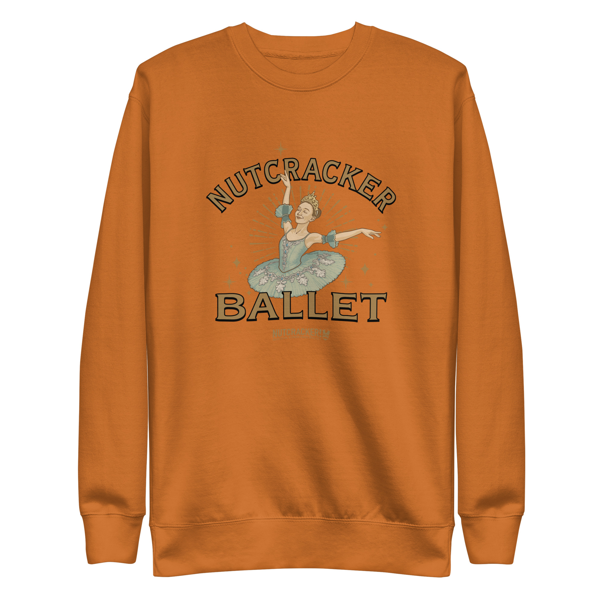 Nutcracker! Magical Christmas Ballet – Art Deco Collection - Unisex Premium Sweatshirt - Image 15