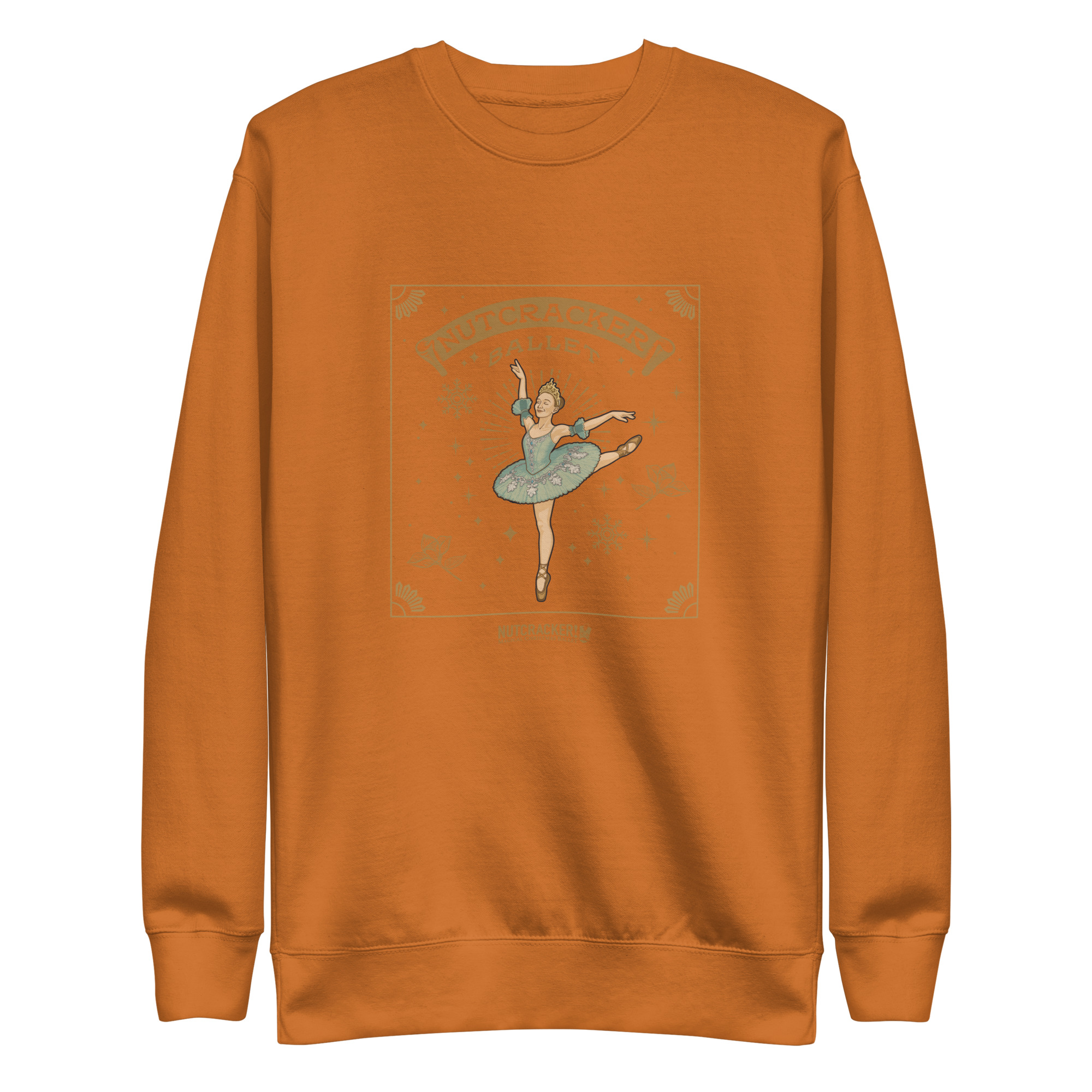 Nutcracker! Magical Christmas Ballet – Art Deco Collection - Unisex Premium Sweatshirt - Image 15