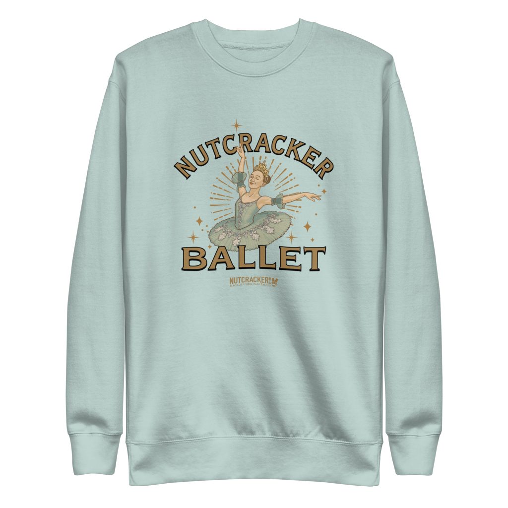 Nutcracker! Magical Christmas Ballet – Art Deco Collection - Unisex Premium Sweatshirt