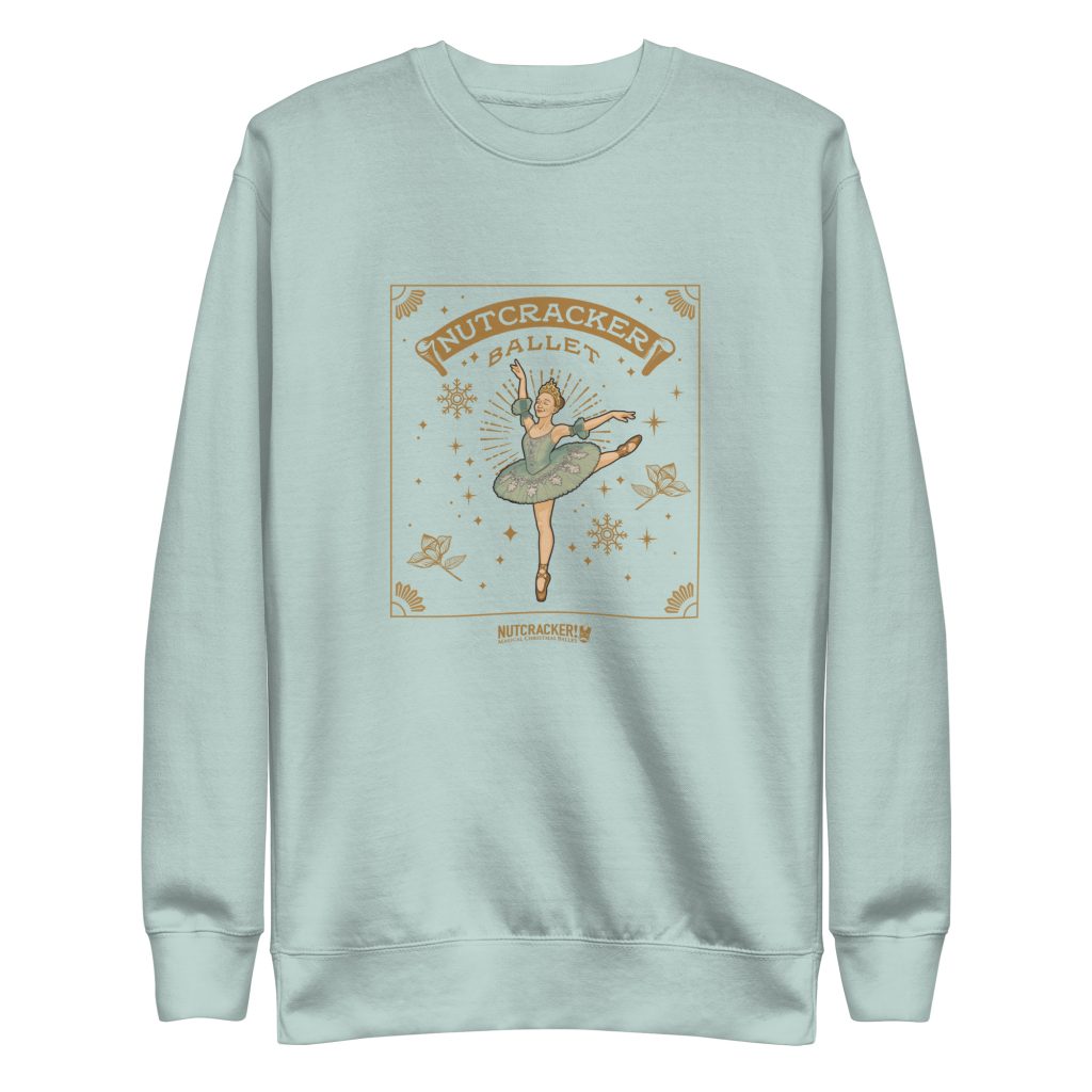 Nutcracker! Magical Christmas Ballet – Art Deco Collection - Unisex Premium Sweatshirt