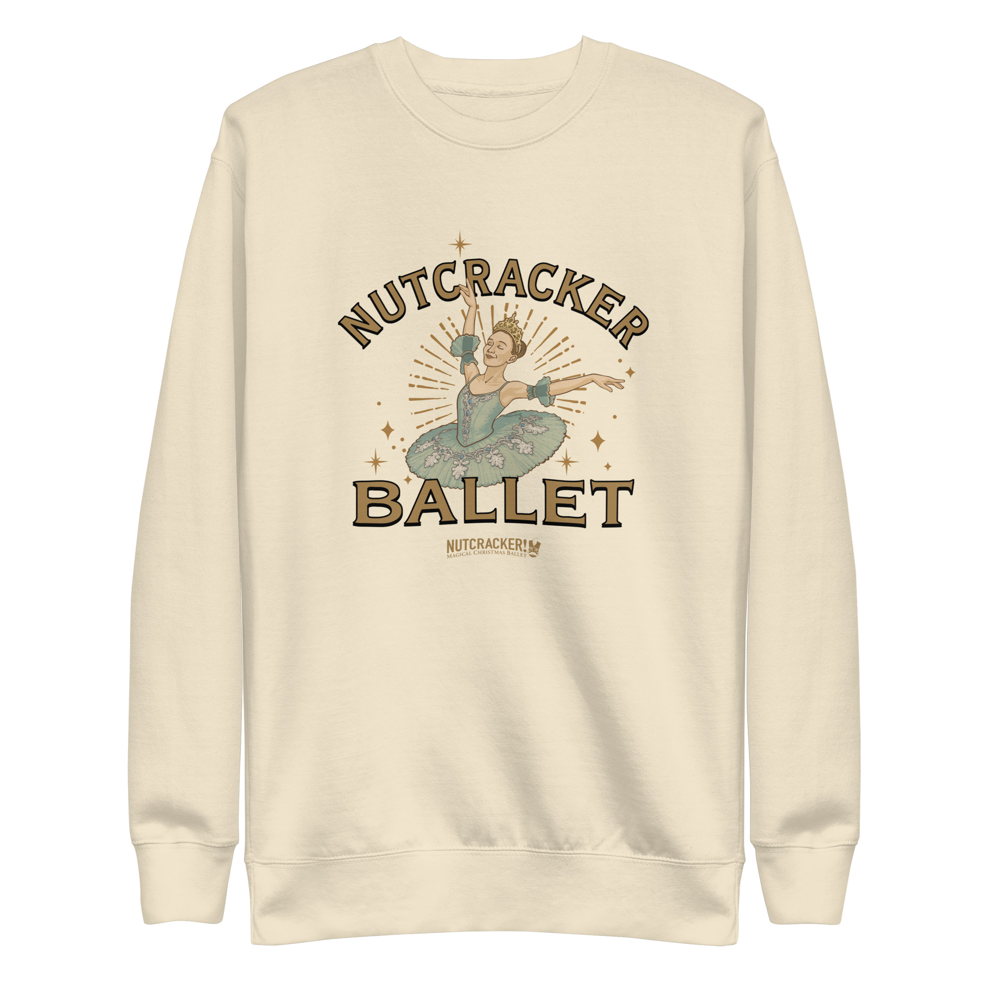 Nutcracker! Magical Christmas Ballet – Art Deco Collection - Unisex Premium Sweatshirt - Image 11