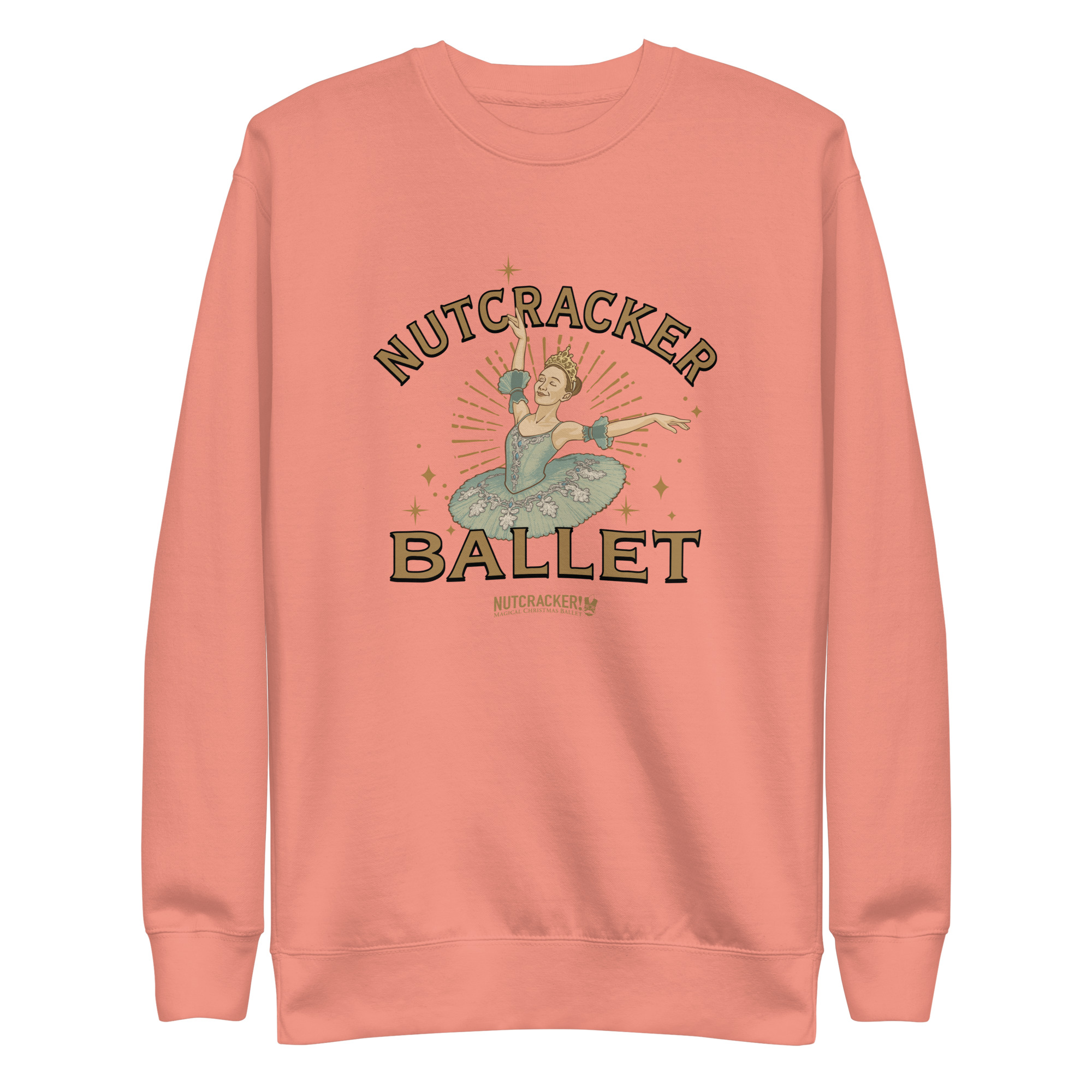 Nutcracker! Magical Christmas Ballet – Art Deco Collection - Unisex Premium Sweatshirt - Image 6