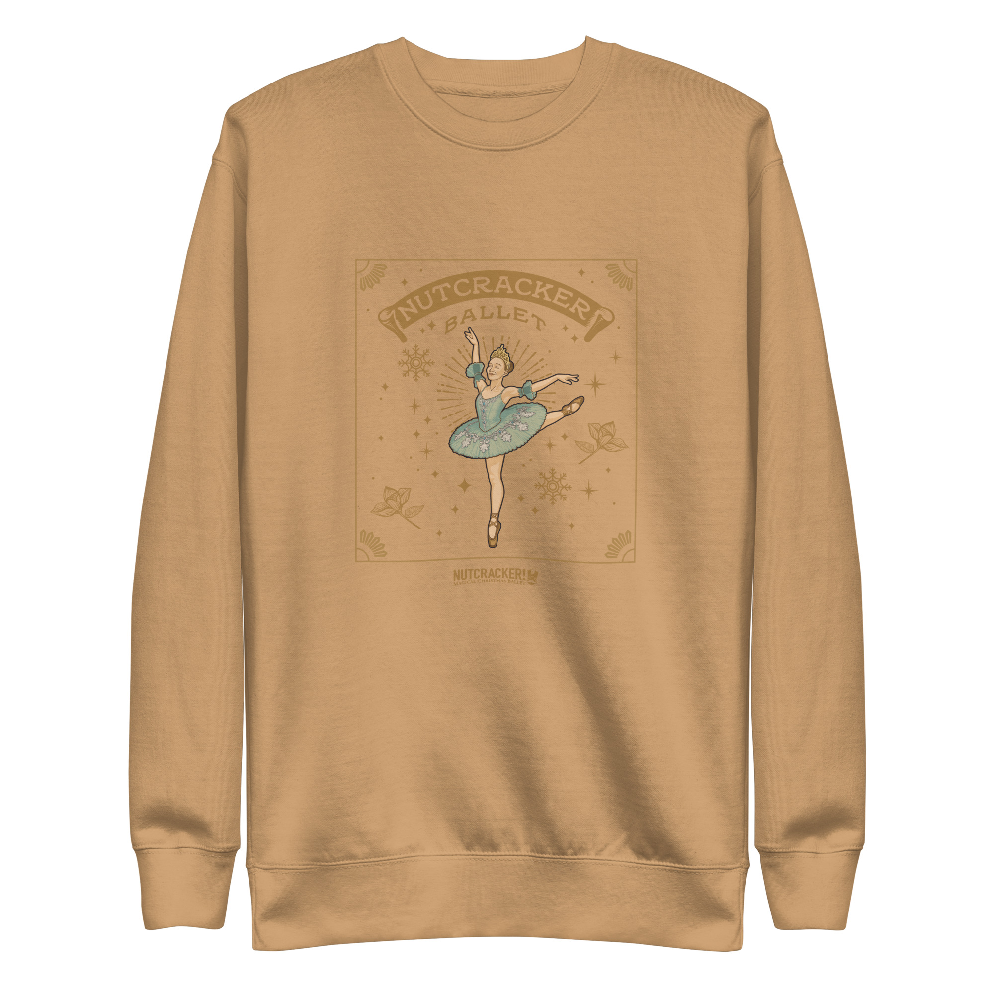 Nutcracker! Magical Christmas Ballet – Art Deco Collection - Unisex Premium Sweatshirt - Image 19