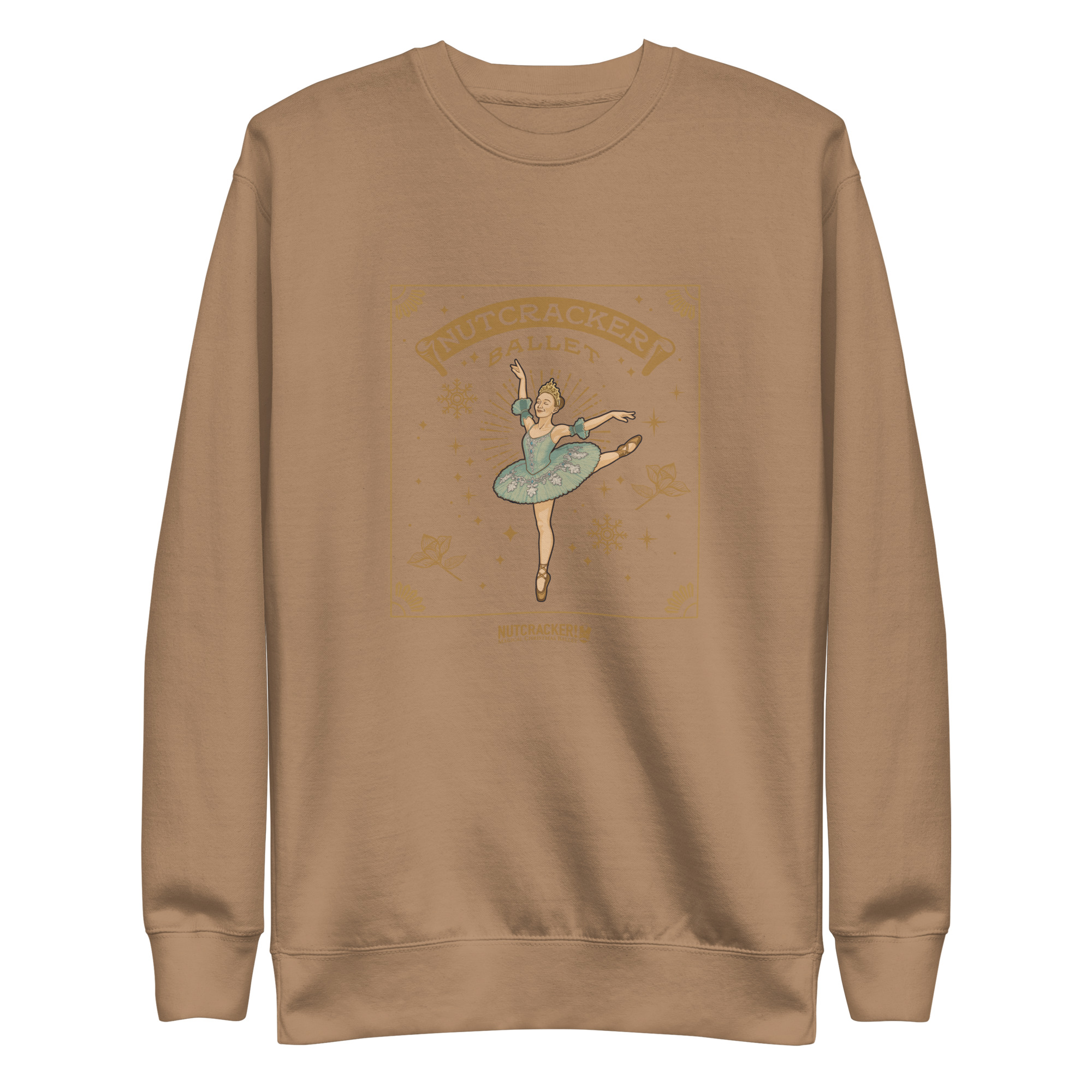 Nutcracker! Magical Christmas Ballet – Art Deco Collection - Unisex Premium Sweatshirt - Image 14