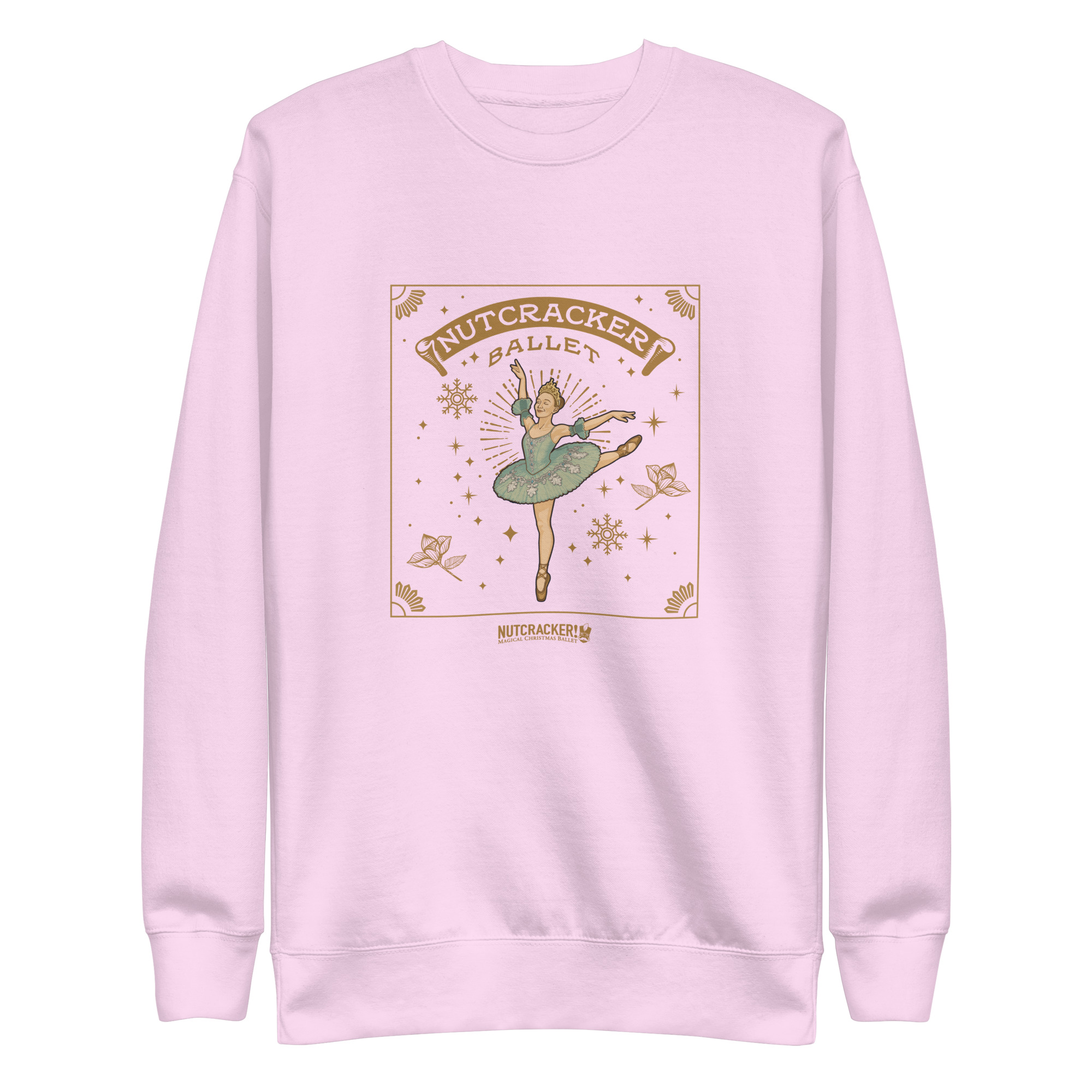 Nutcracker! Magical Christmas Ballet – Art Deco Collection - Unisex Premium Sweatshirt - Image 18