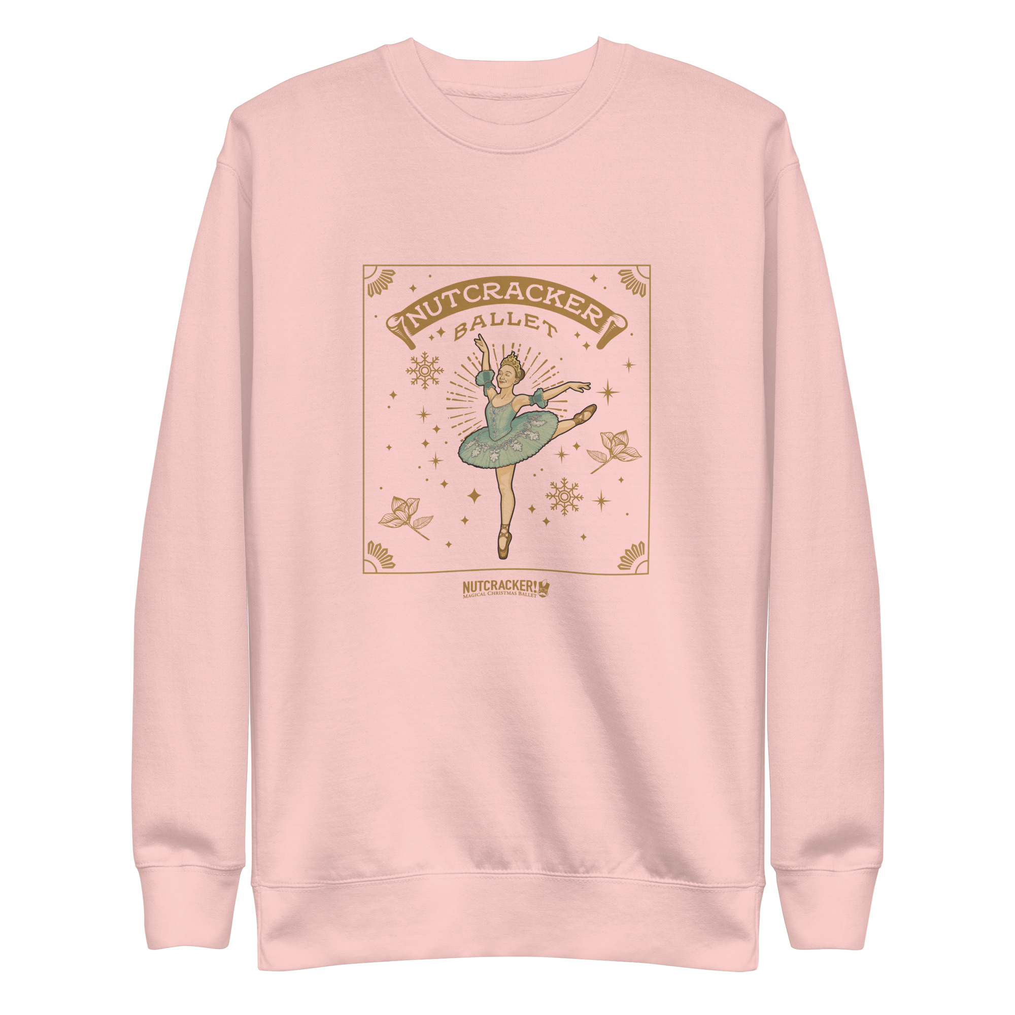 Nutcracker! Magical Christmas Ballet – Art Deco Collection - Unisex Premium Sweatshirt - Image 17
