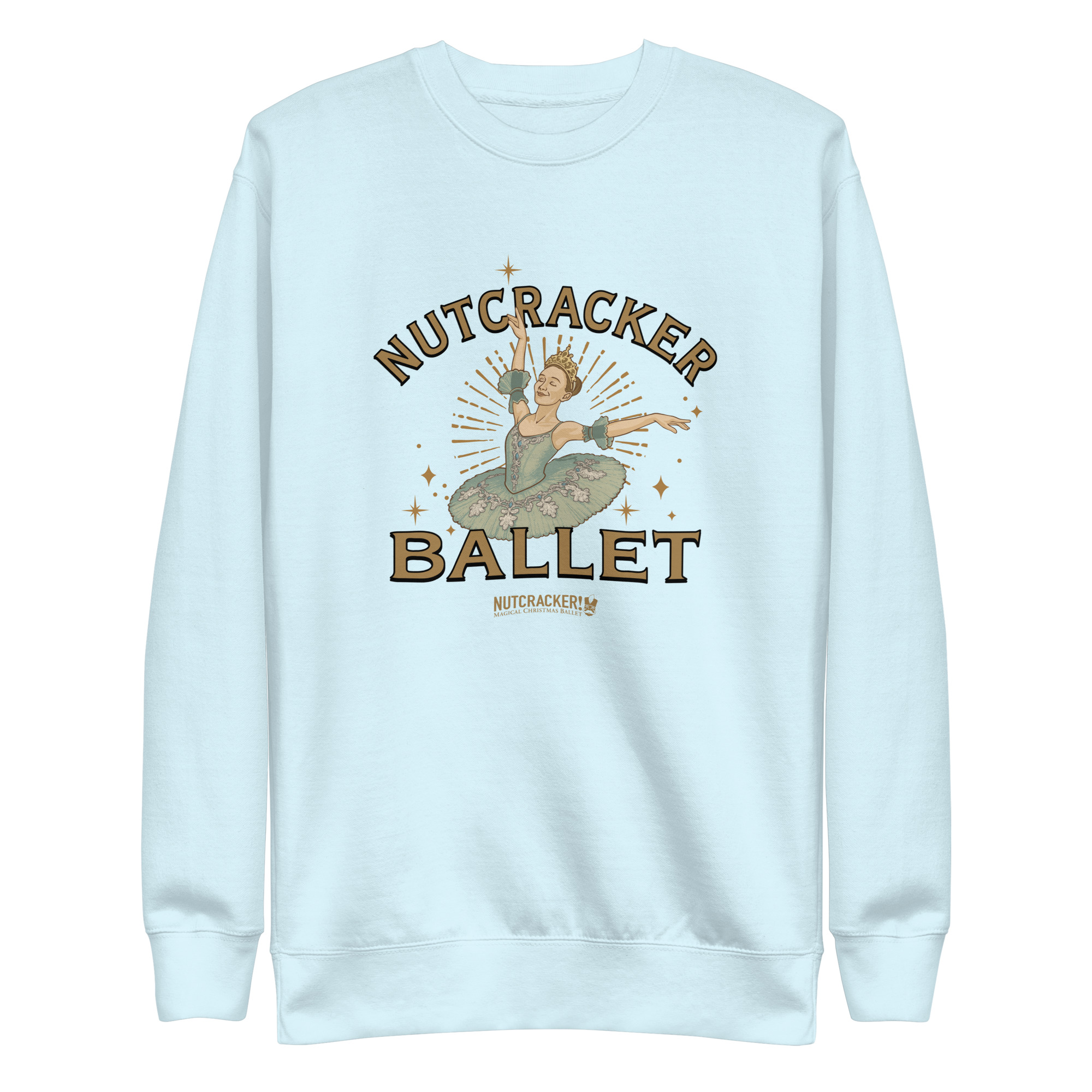 Nutcracker! Magical Christmas Ballet – Art Deco Collection - Unisex Premium Sweatshirt - Image 16
