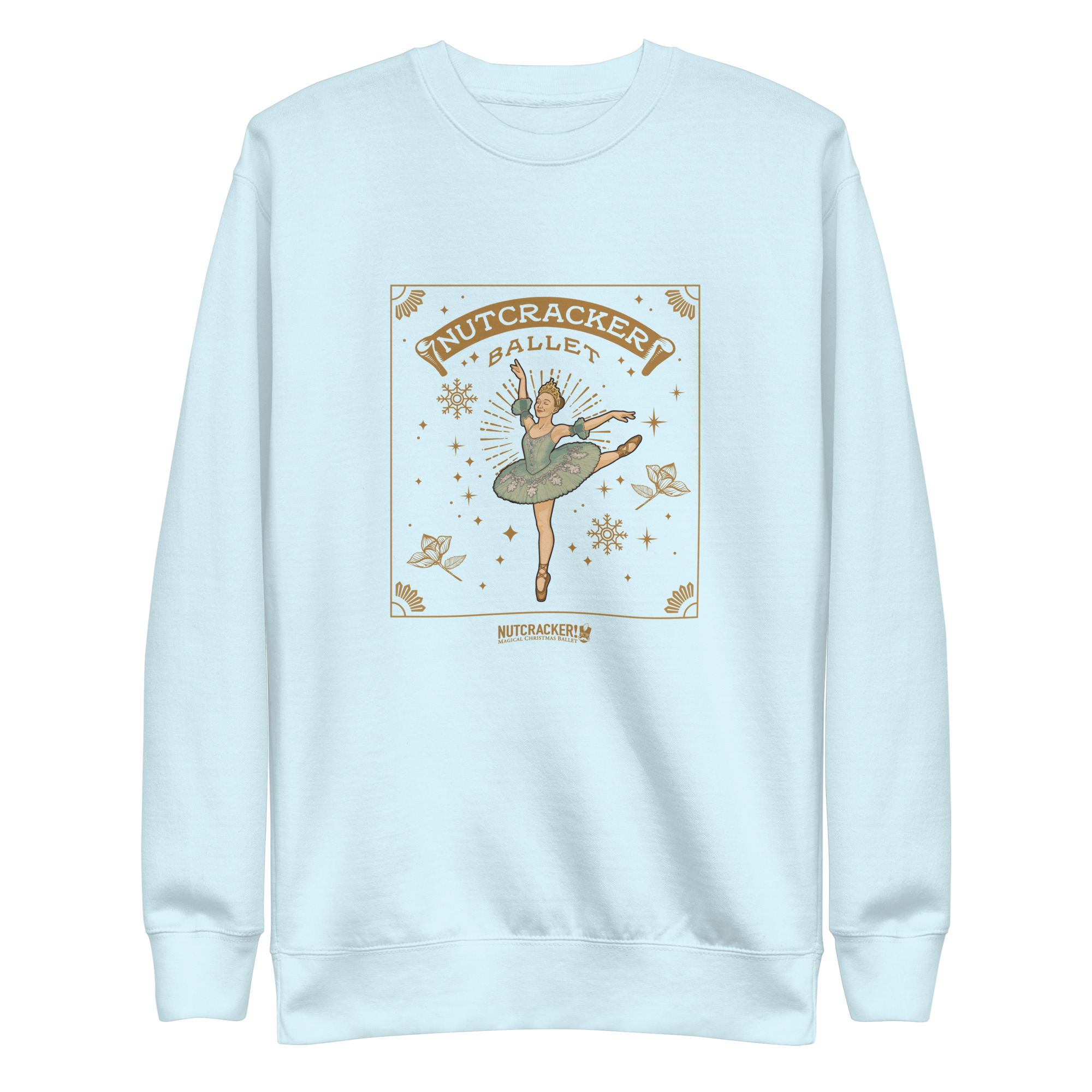 Nutcracker! Magical Christmas Ballet – Art Deco Collection - Unisex Premium Sweatshirt - Image 16