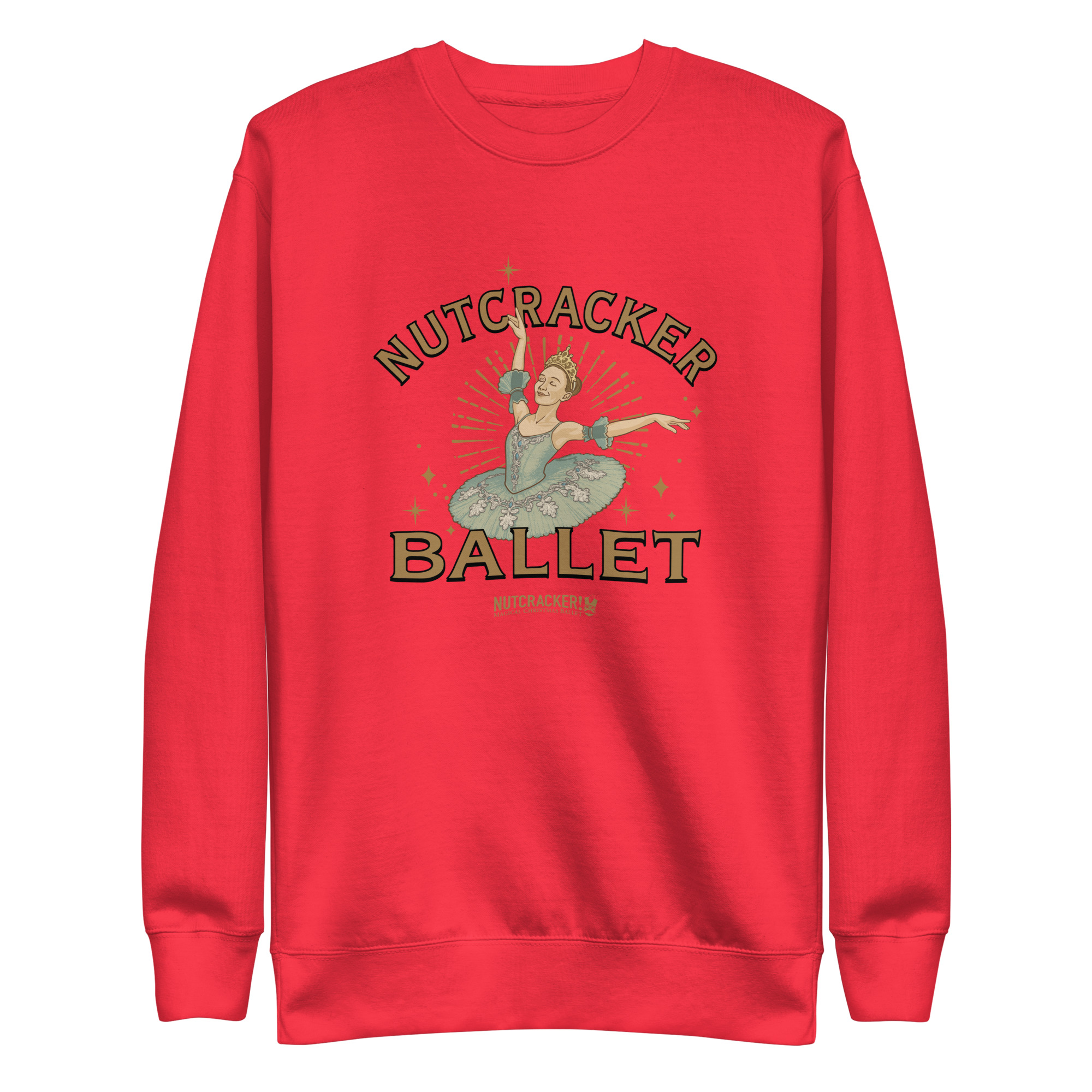 Nutcracker! Magical Christmas Ballet – Art Deco Collection - Unisex Premium Sweatshirt - Image 13