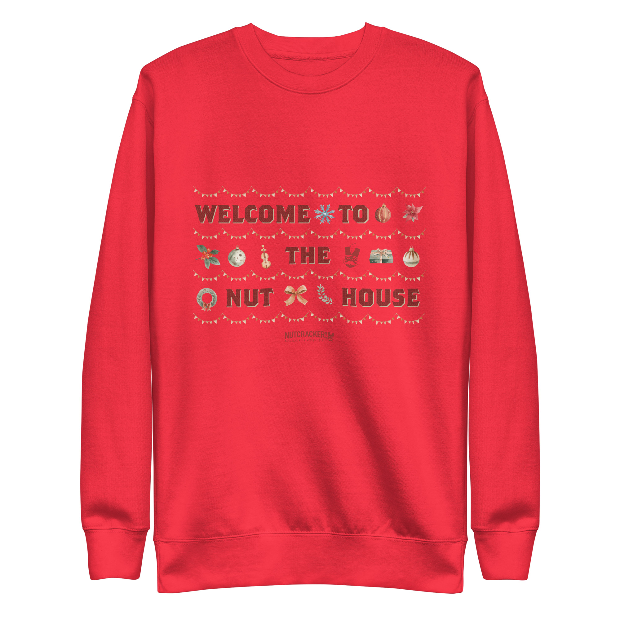 Nutcracker! Magical Christmas Ballet – Nut House Collection - Unisex Premium Sweatshirt copy - Image 13
