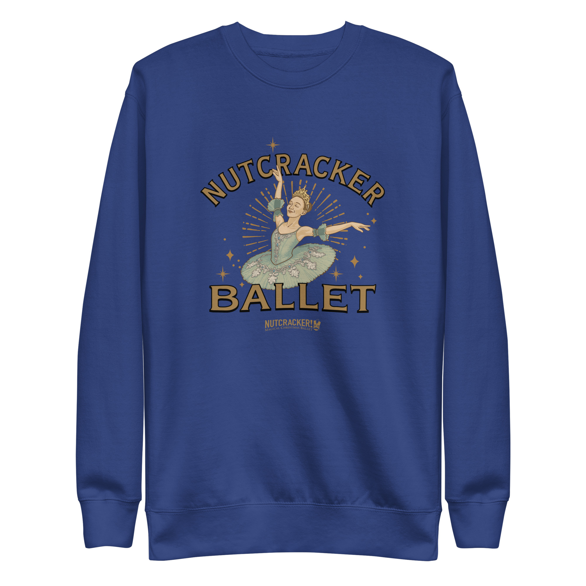 Nutcracker! Magical Christmas Ballet – Art Deco Collection - Unisex Premium Sweatshirt - Image 9