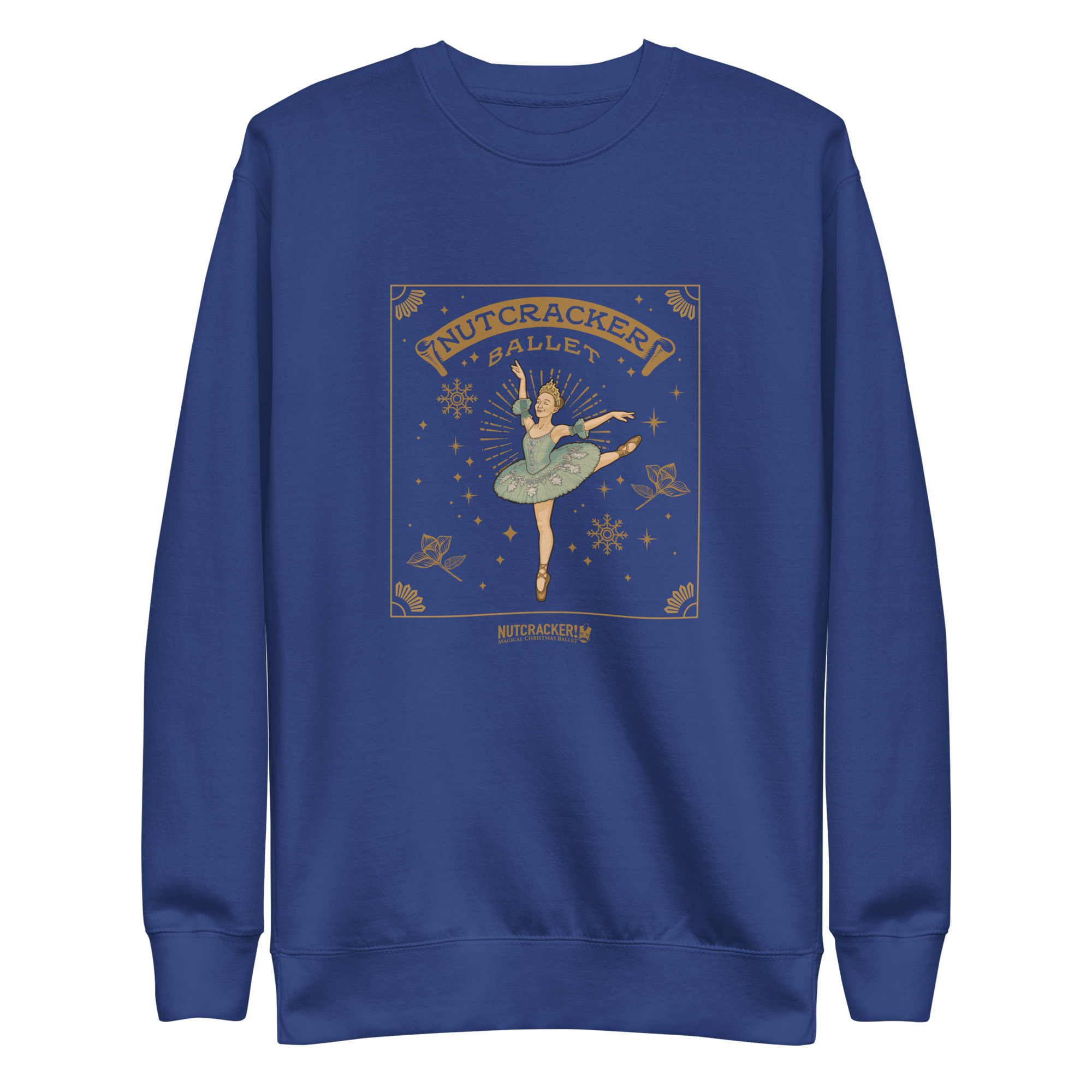 Nutcracker! Magical Christmas Ballet – Art Deco Collection - Unisex Premium Sweatshirt - Image 9