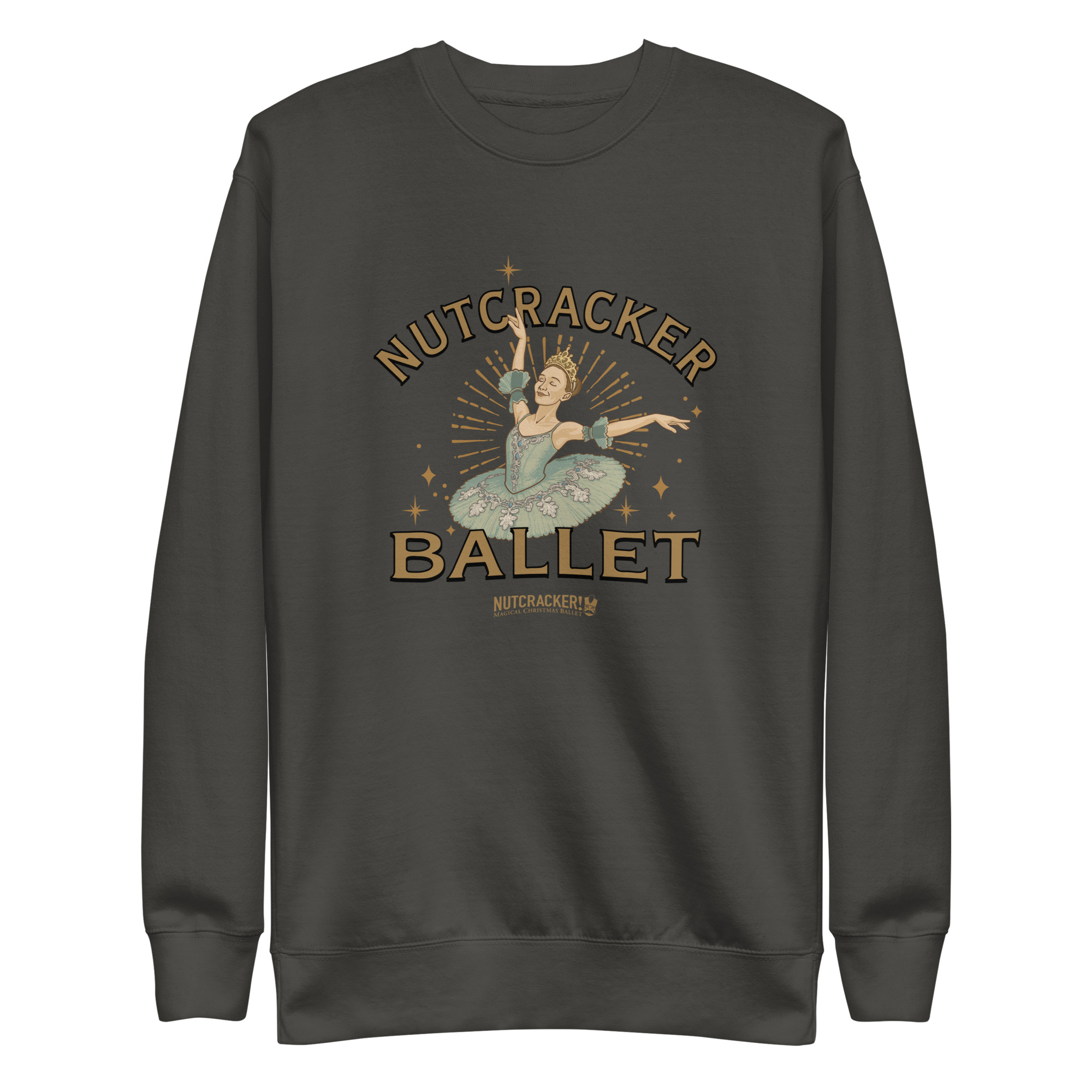Nutcracker! Magical Christmas Ballet – Art Deco Collection - Unisex Premium Sweatshirt - Image 12
