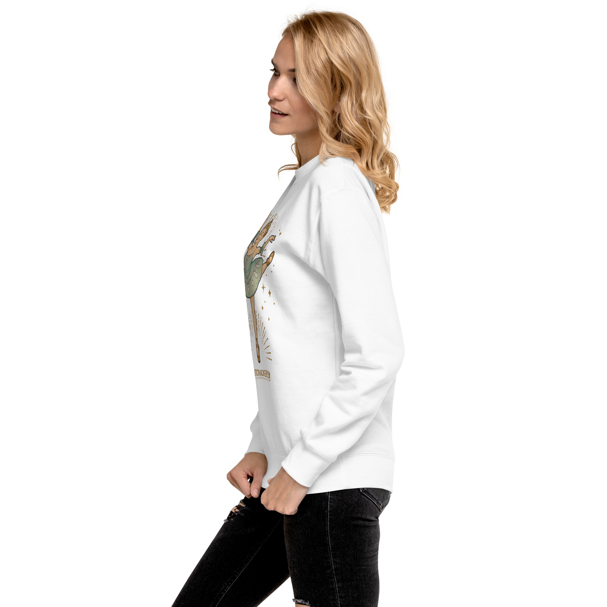 Nutcracker! Magical Christmas Ballet – Art Deco Collection - Unisex Premium Sweatshirt - Image 22