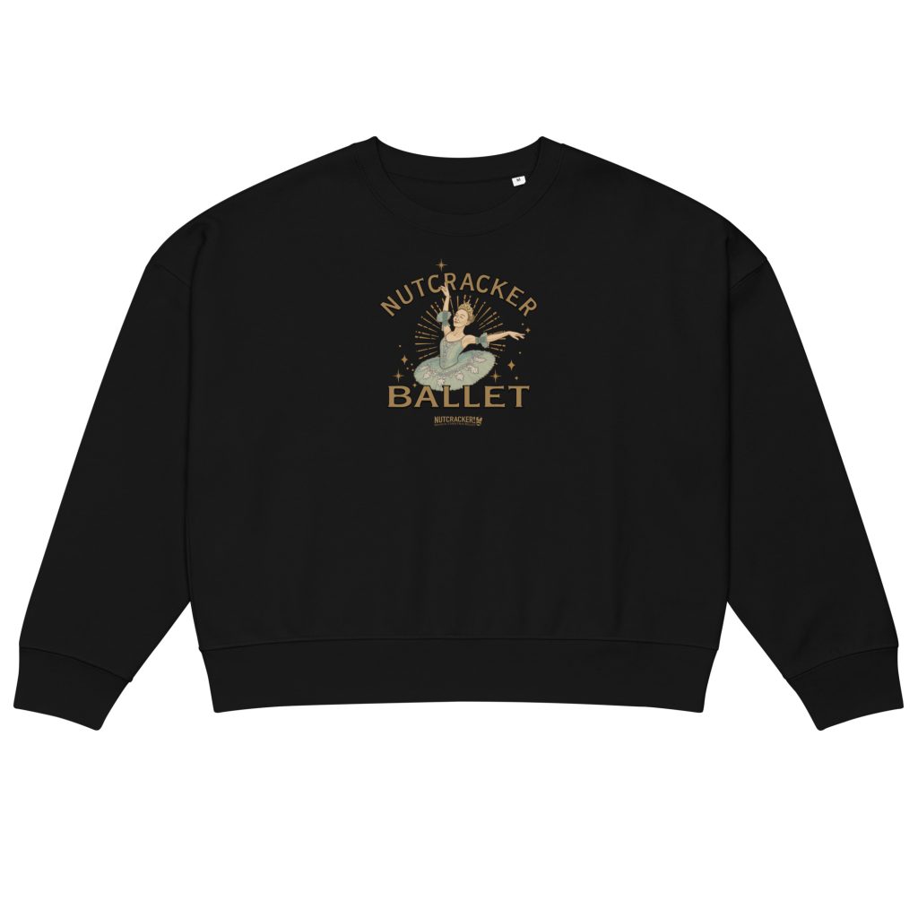 Nutcracker! Magical Christmas Ballet – Art Deco Collection - Women’s Organic Crew Neck Sweatshirt