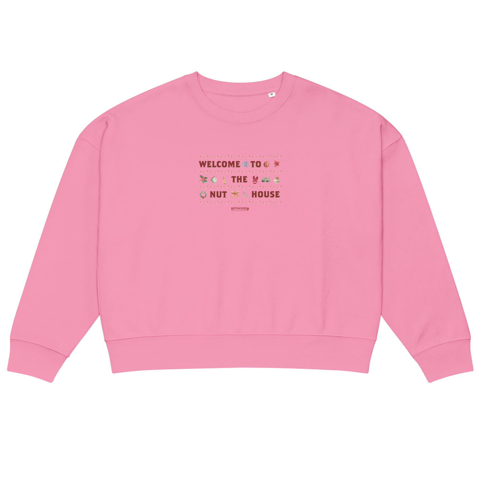 Nutcracker! Magical Christmas Ballet – Nut House Collection - Women’s Organic Crew Neck Sweatshirt copy - Image 2