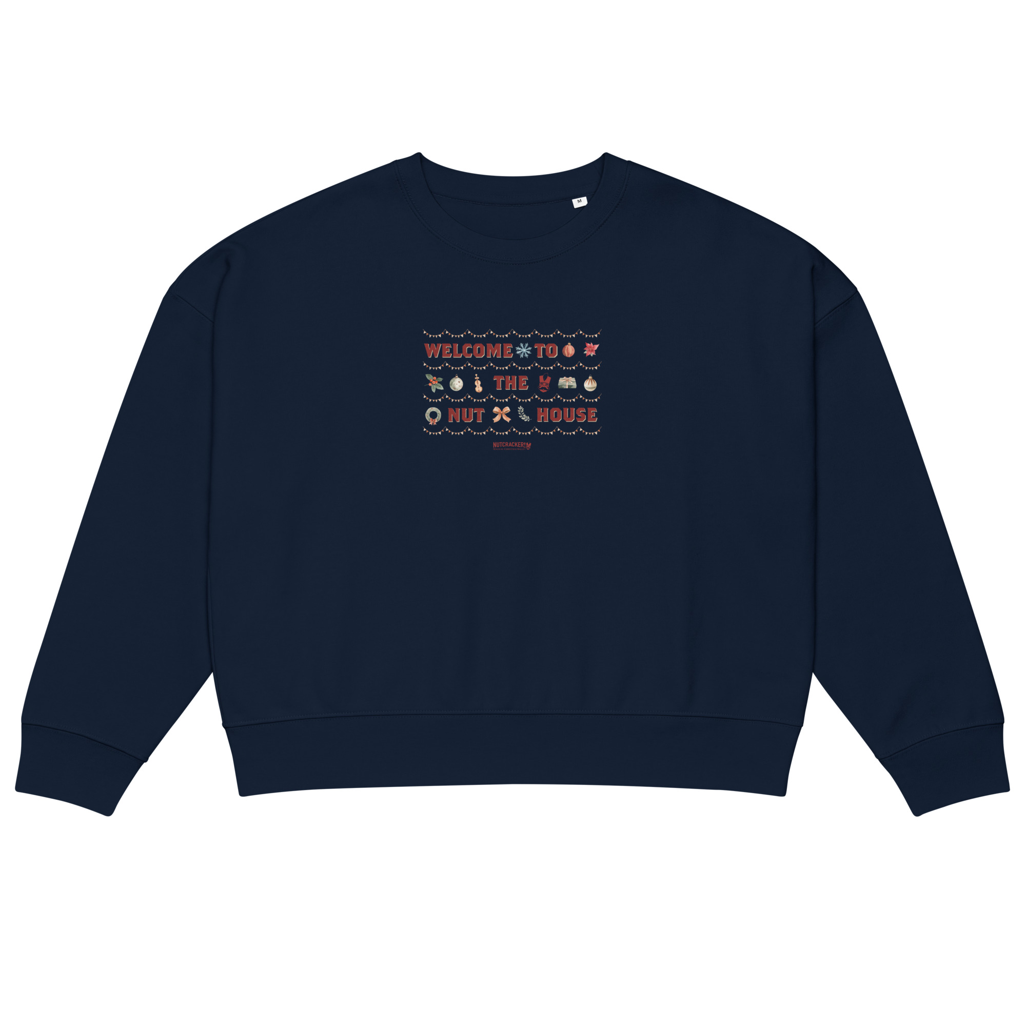 Nutcracker! Magical Christmas Ballet – Nut House Collection - Women’s Organic Crew Neck Sweatshirt copy - Image 4