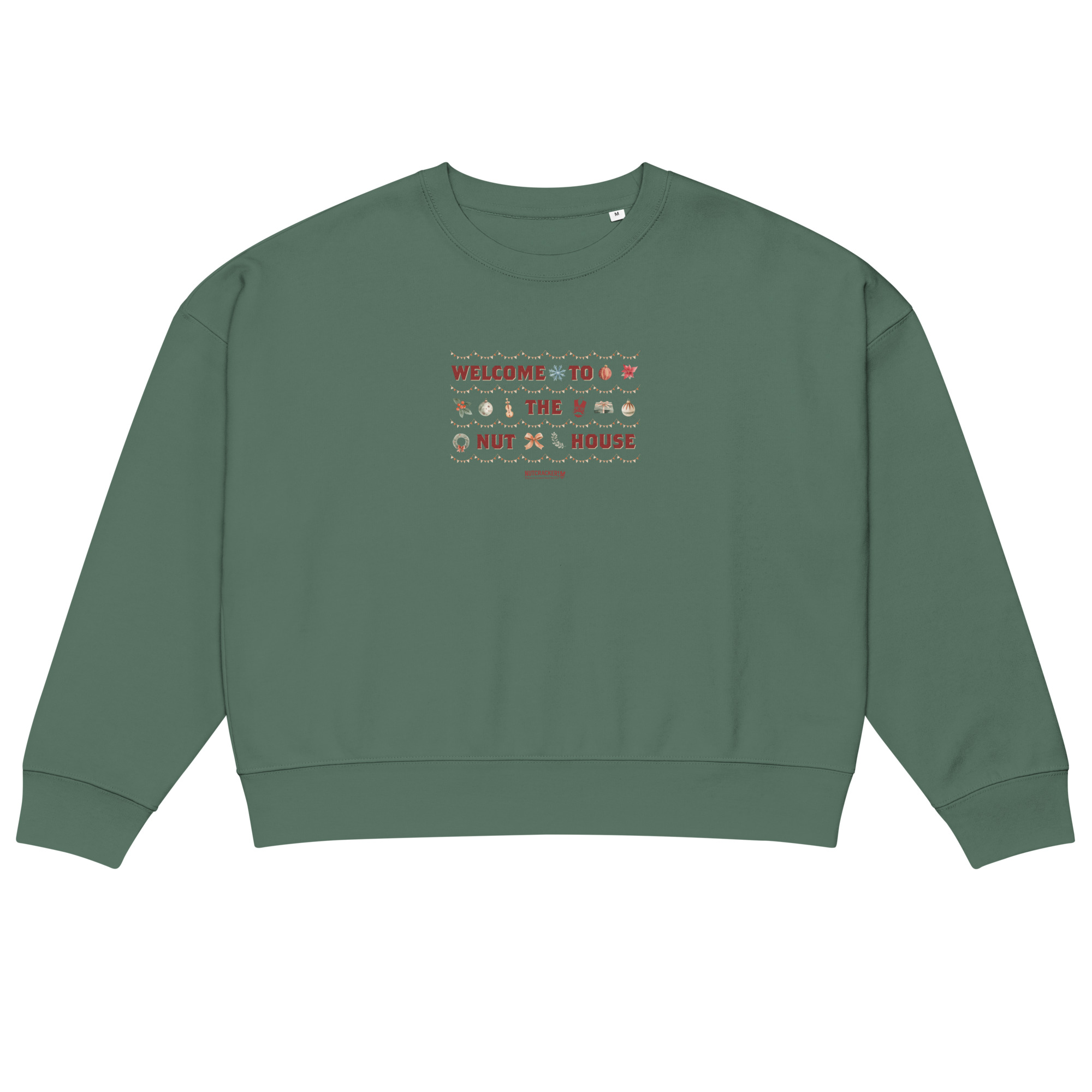 Nutcracker! Magical Christmas Ballet – Nut House Collection - Women’s Organic Crew Neck Sweatshirt copy - Image 5