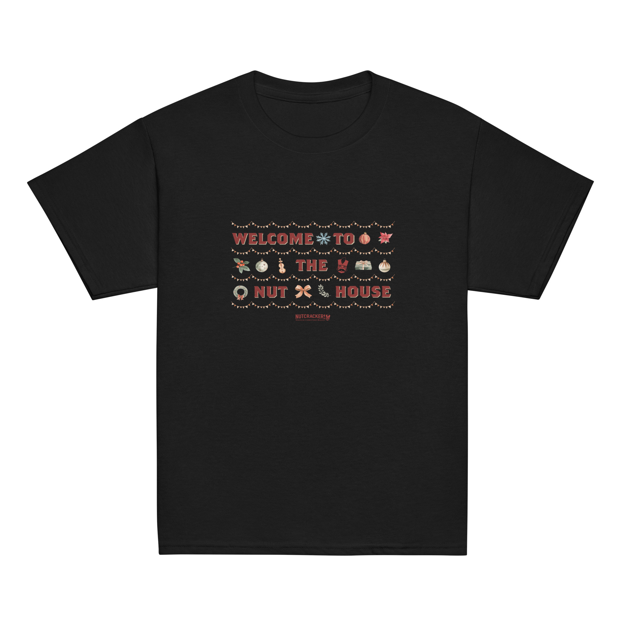 Nutcracker! Magical Christmas Ballet - Nut House Collection - Youth Classic Tee - Image 2