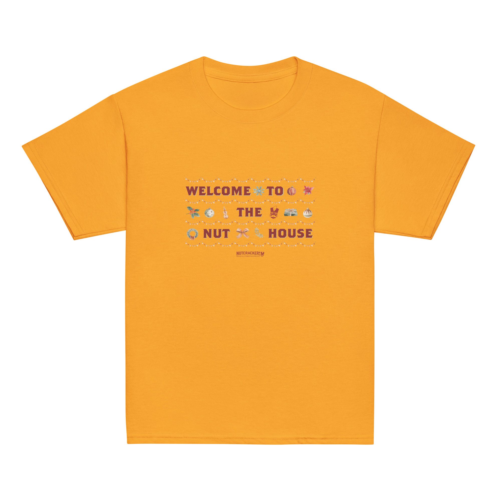 Nutcracker! Magical Christmas Ballet - Nut House Collection - Youth Classic Tee - Image 4