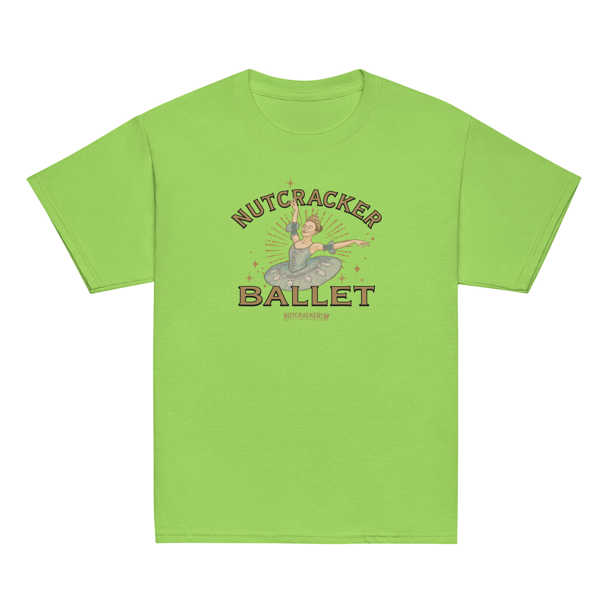 Nutcracker! Magical Christmas Ballet - Art Deco Collection - Youth Classic Tee - Image 11
