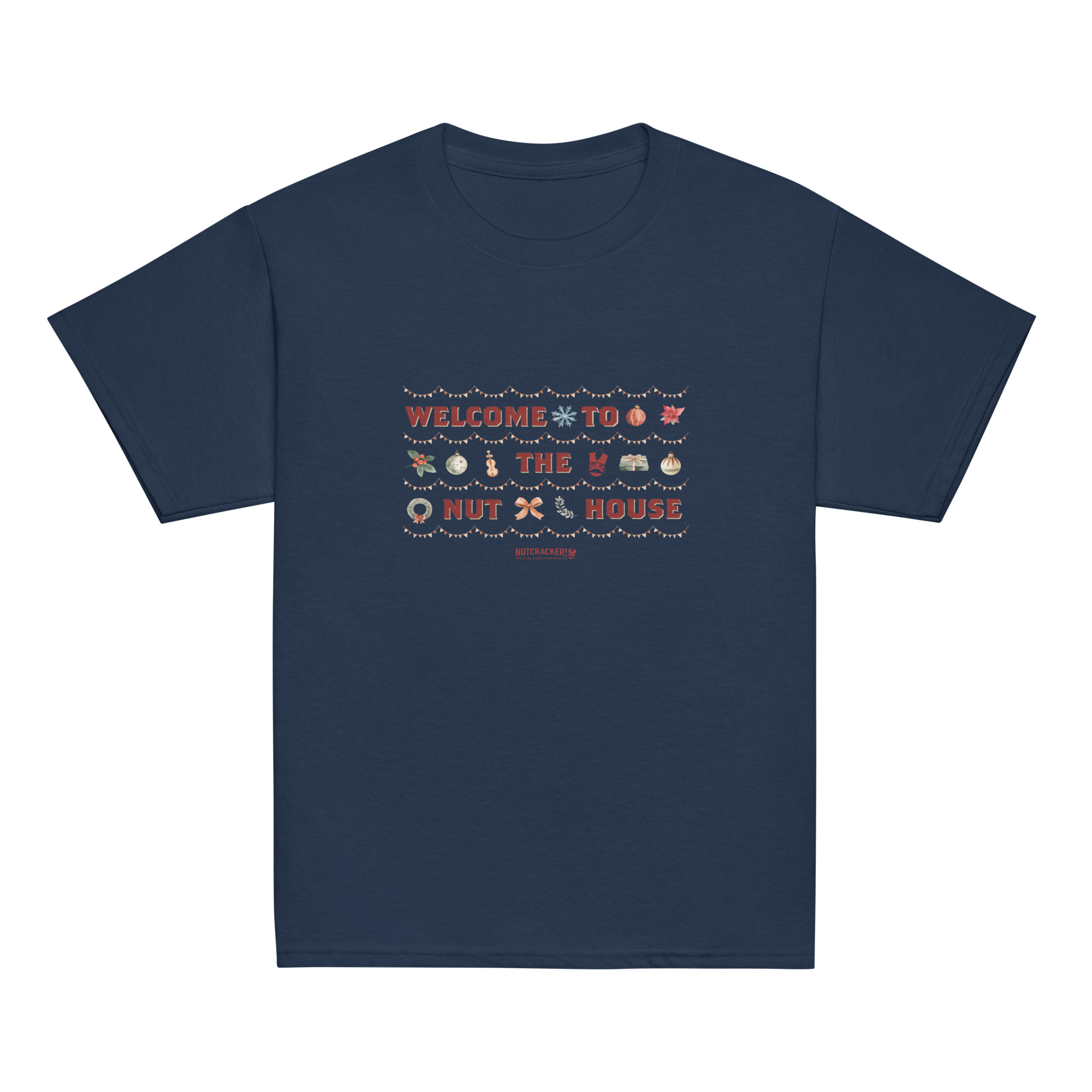 Nutcracker! Magical Christmas Ballet - Nut House Collection - Youth Classic Tee - Image 6