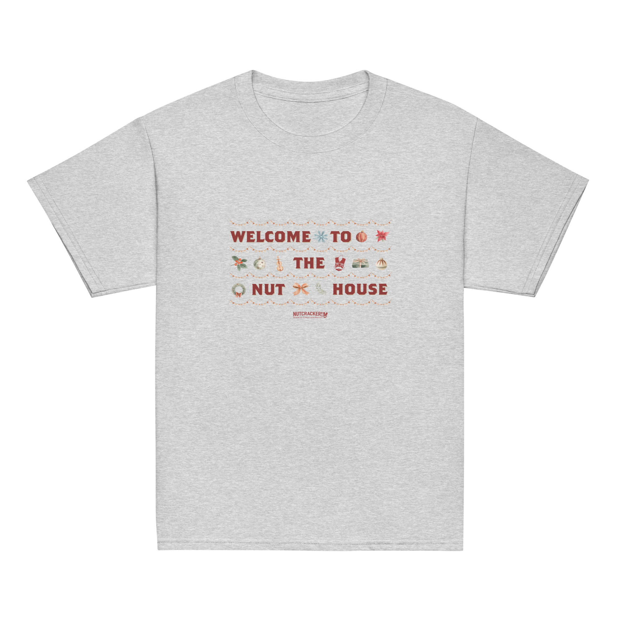 Nutcracker! Magical Christmas Ballet - Nut House Collection - Youth Classic Tee - Image 9