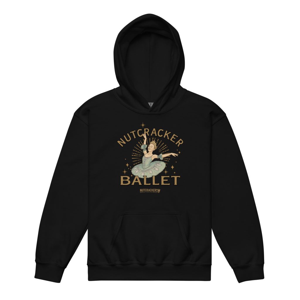 Nutcracker! Magical Christmas Ballet - Art Deco Collection - Youth Heavy Blend Hoodie
