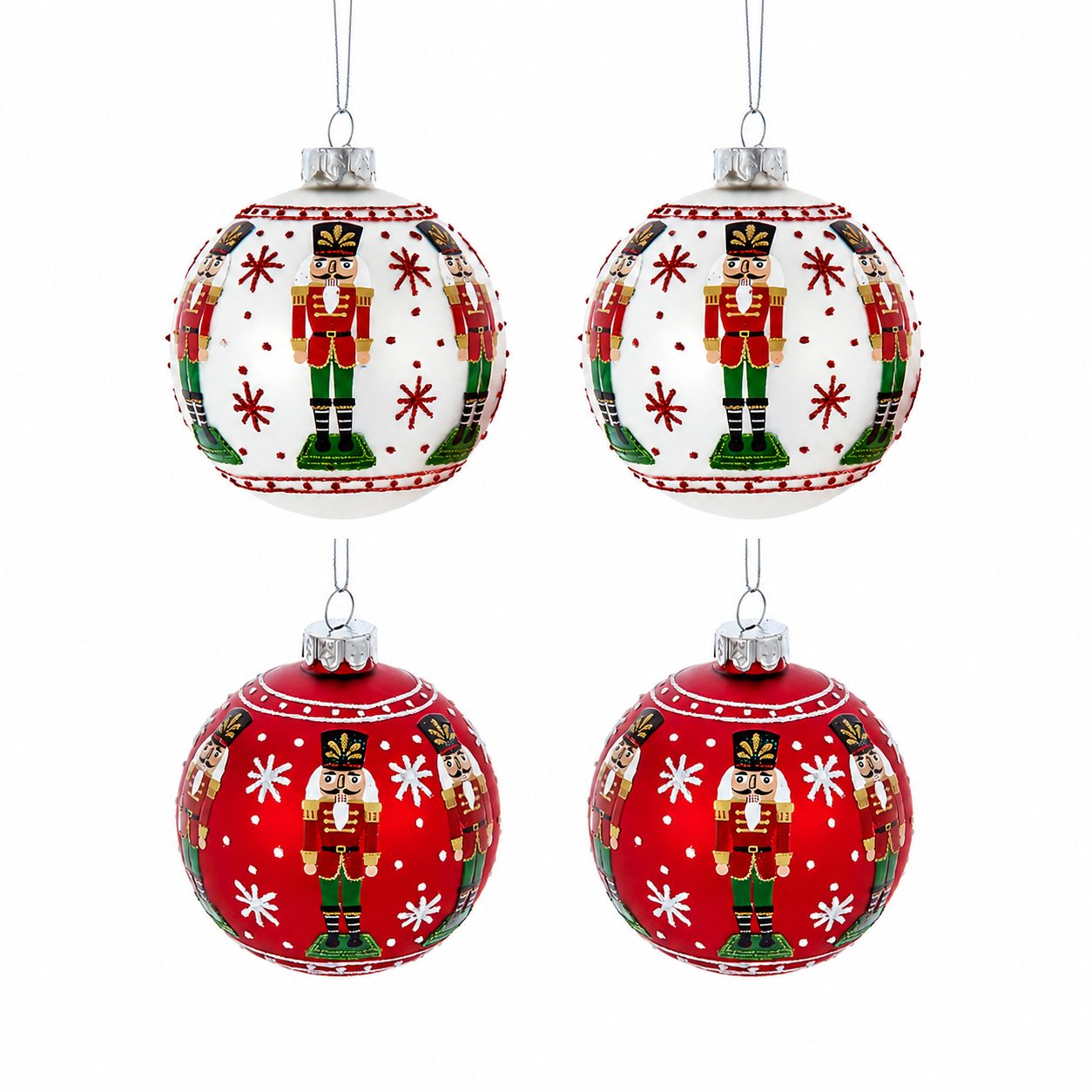 Nutcracker! Magical Christmas Ballet & Kurt Adler Nutcracker Globe Ornaments, 4-Piece box - Image 2